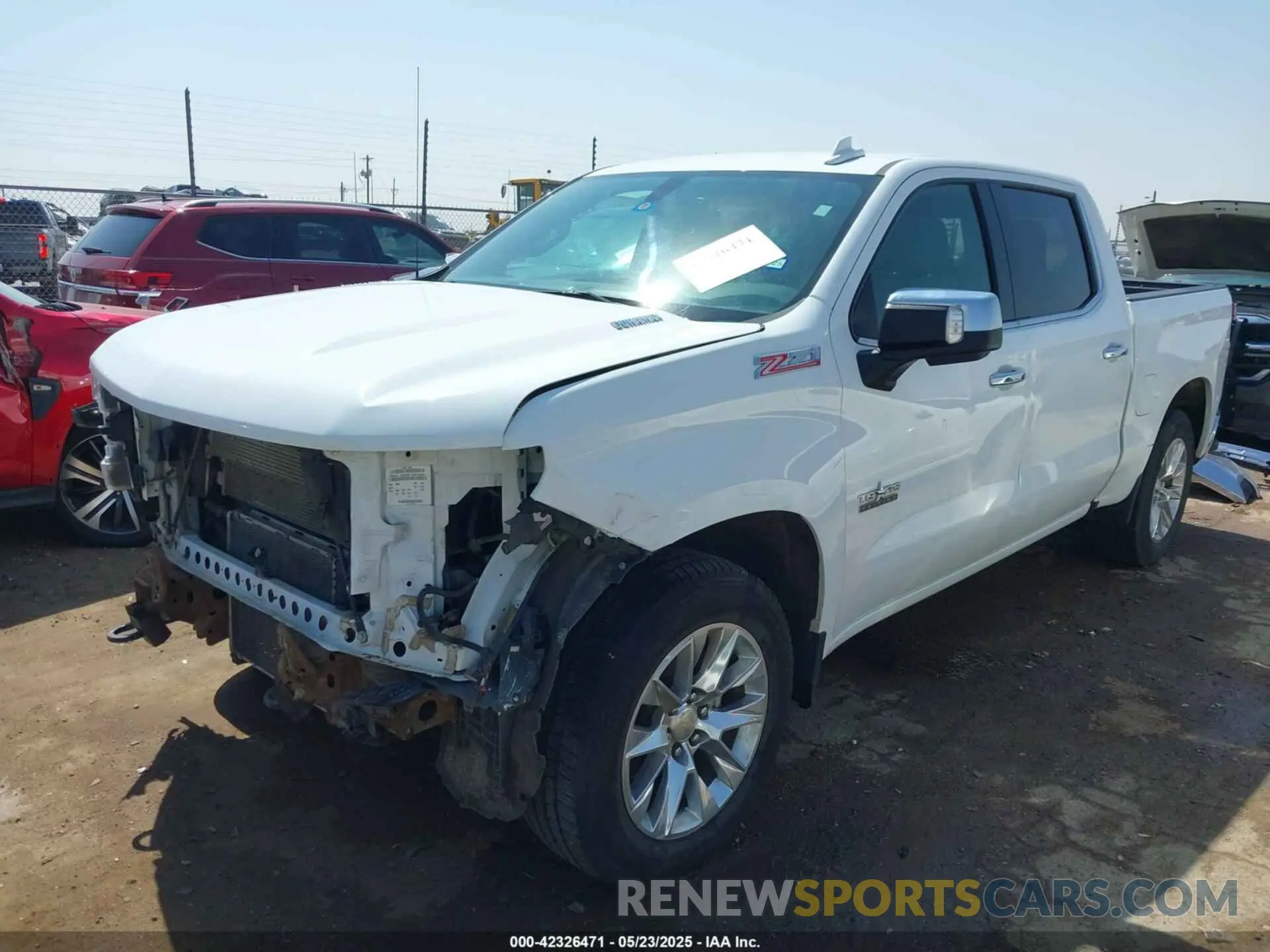 2 fotografías del automóvil dañado 3GCUYGET7LG386230 CHEVROLET SILVERADO 1500 2020