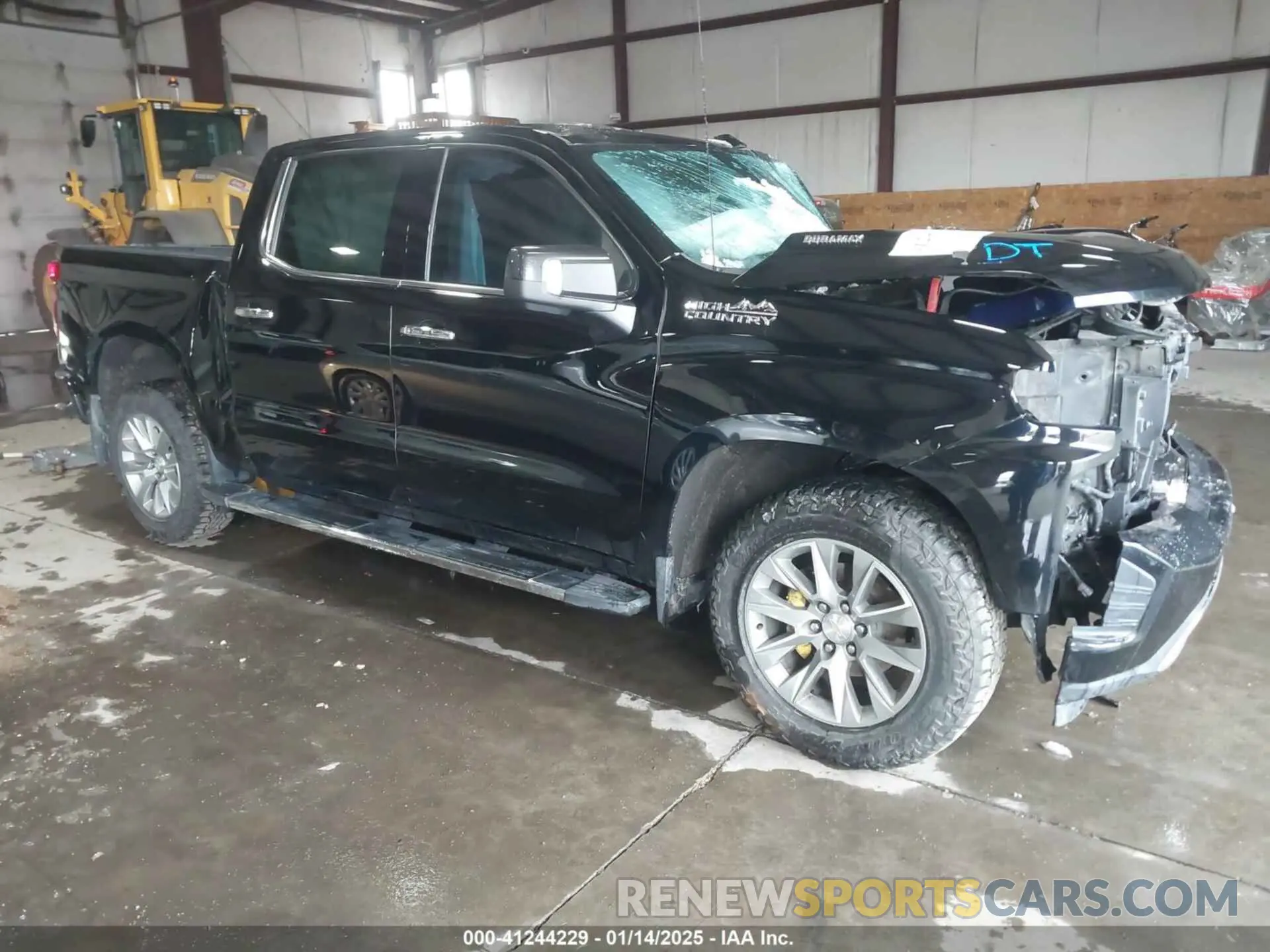 1 fotografías del automóvil dañado 3GCUYHET1LG414352 CHEVROLET SILVERADO 1500 2020