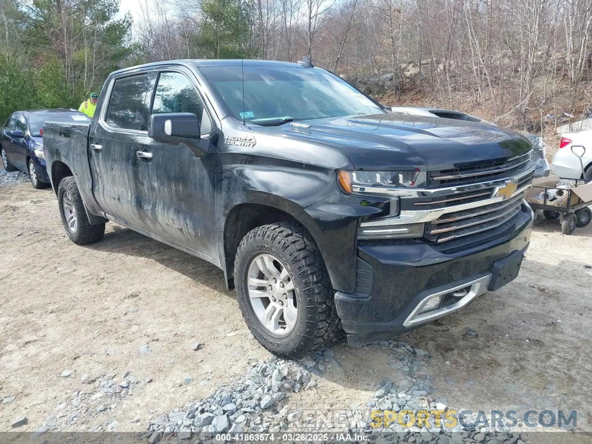 1 fotografías del automóvil dañado 3GCUYHET7LG397489 CHEVROLET SILVERADO 1500 2020