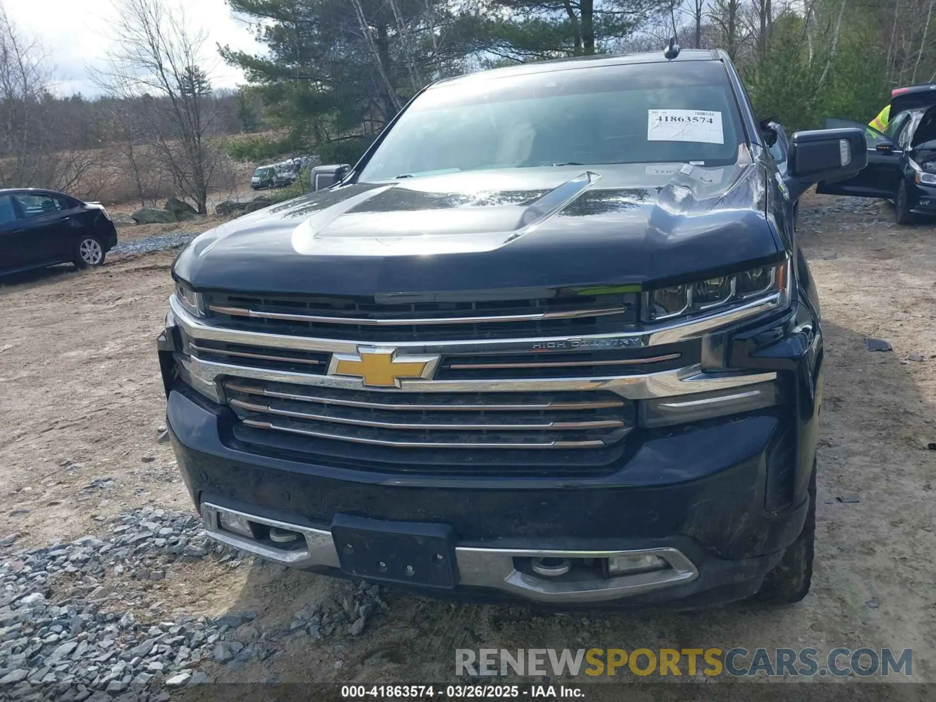 12 fotografías del automóvil dañado 3GCUYHET7LG397489 CHEVROLET SILVERADO 1500 2020