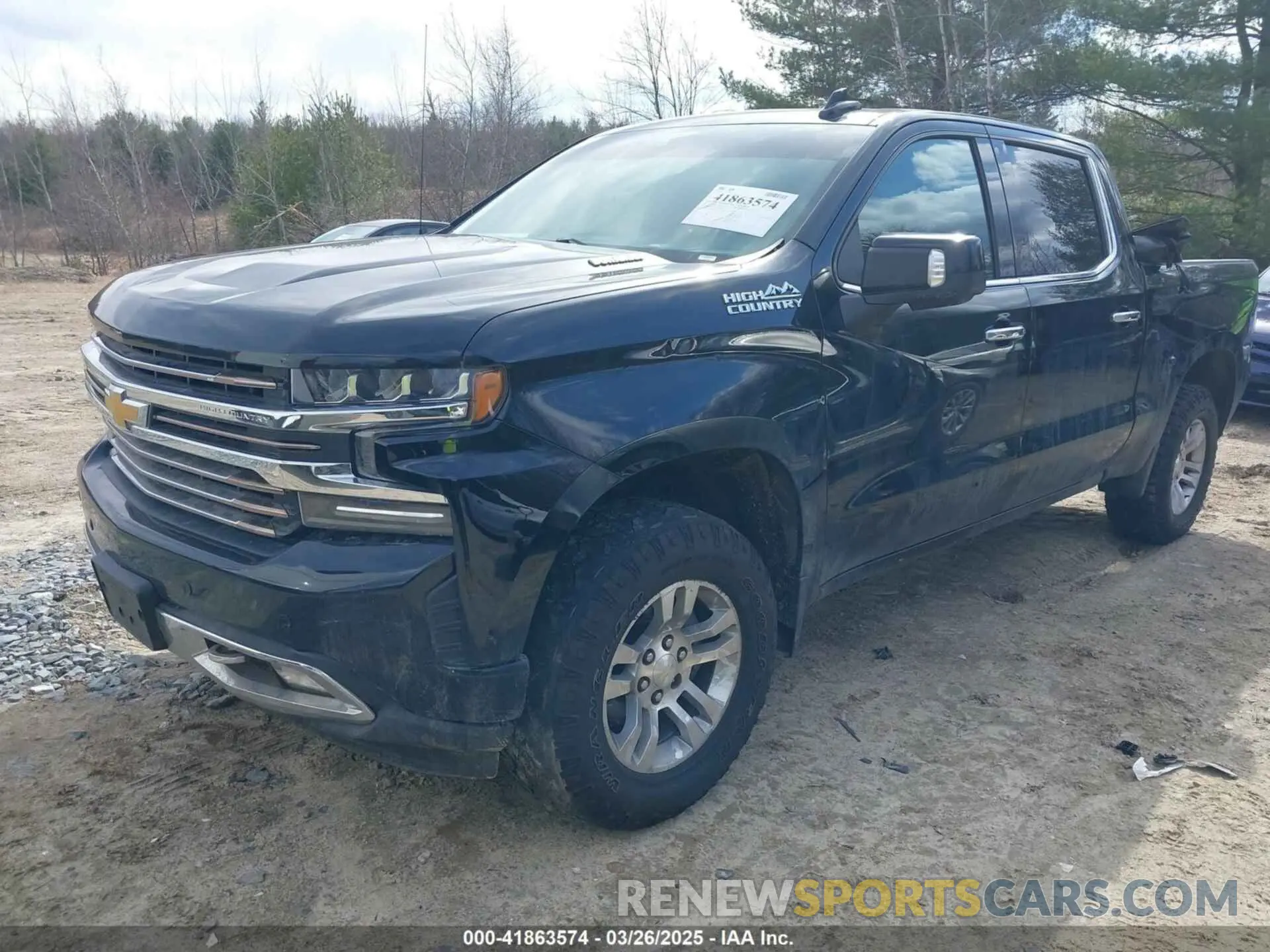 2 fotografías del automóvil dañado 3GCUYHET7LG397489 CHEVROLET SILVERADO 1500 2020