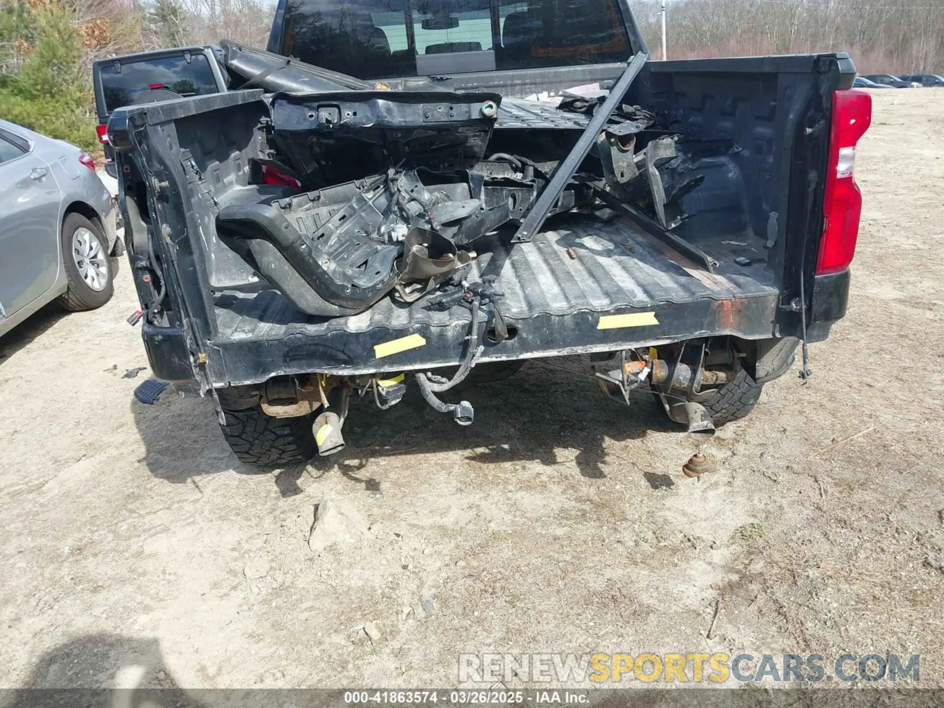 6 fotografías del automóvil dañado 3GCUYHET7LG397489 CHEVROLET SILVERADO 1500 2020