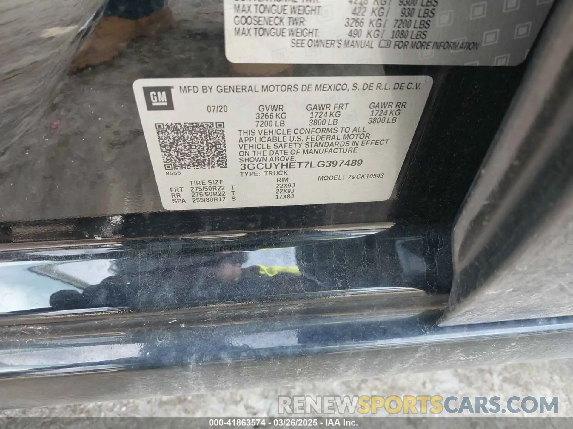 9 fotografías del automóvil dañado 3GCUYHET7LG397489 CHEVROLET SILVERADO 1500 2020