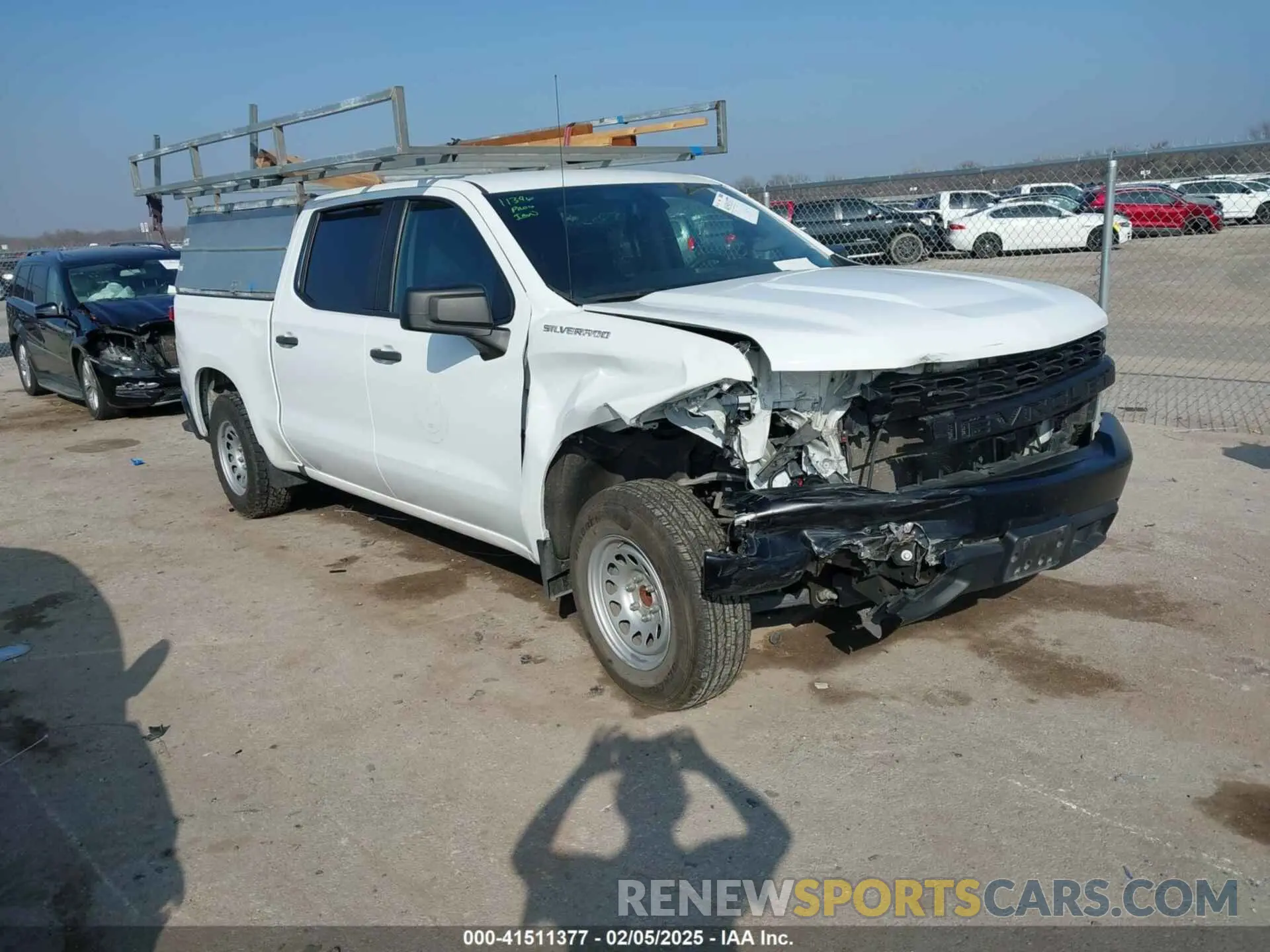 1 fotografías del automóvil dañado 1GCPWAEF3MZ246915 CHEVROLET SILVERADO 1500 2021