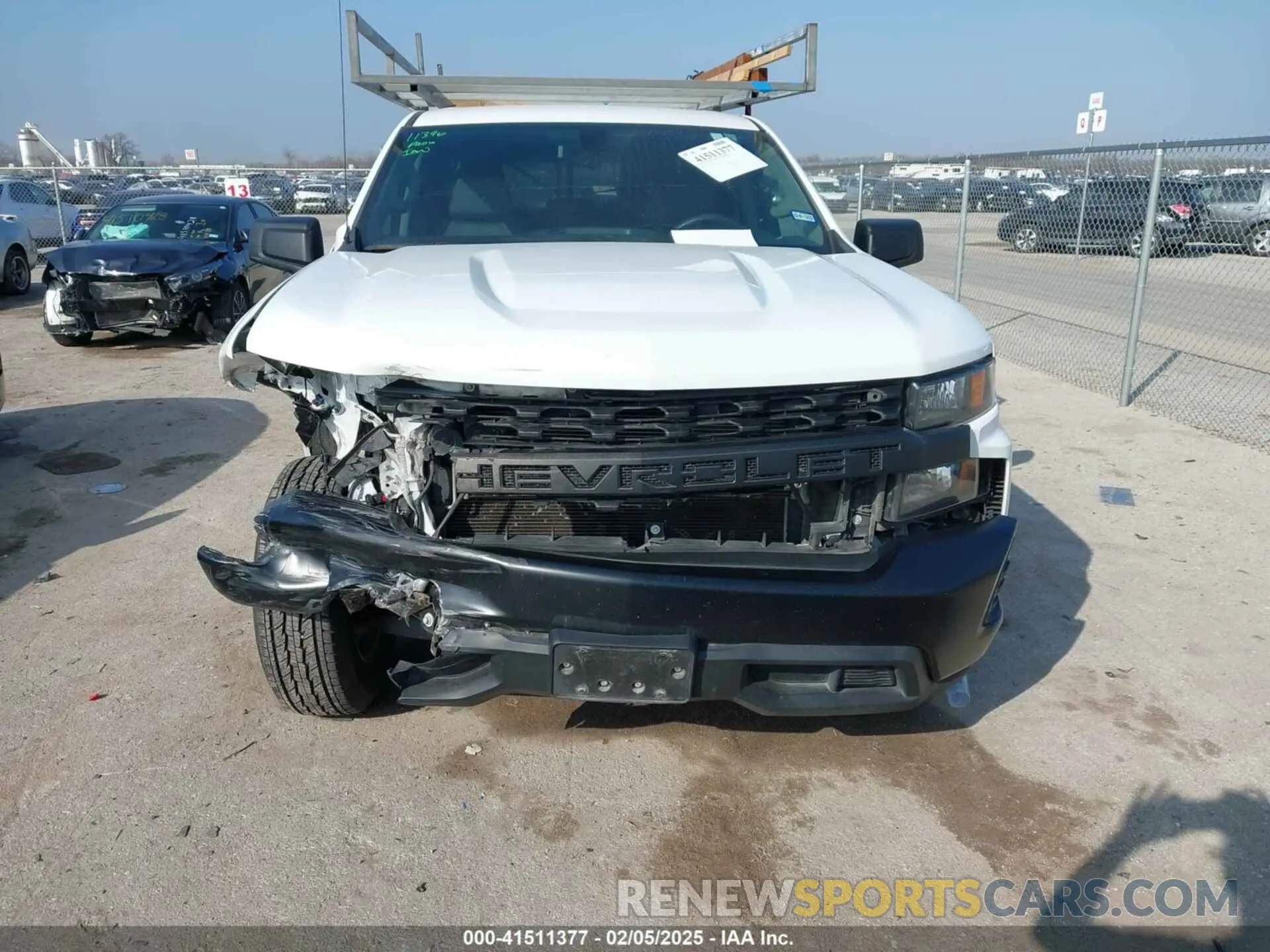 6 fotografías del automóvil dañado 1GCPWAEF3MZ246915 CHEVROLET SILVERADO 1500 2021