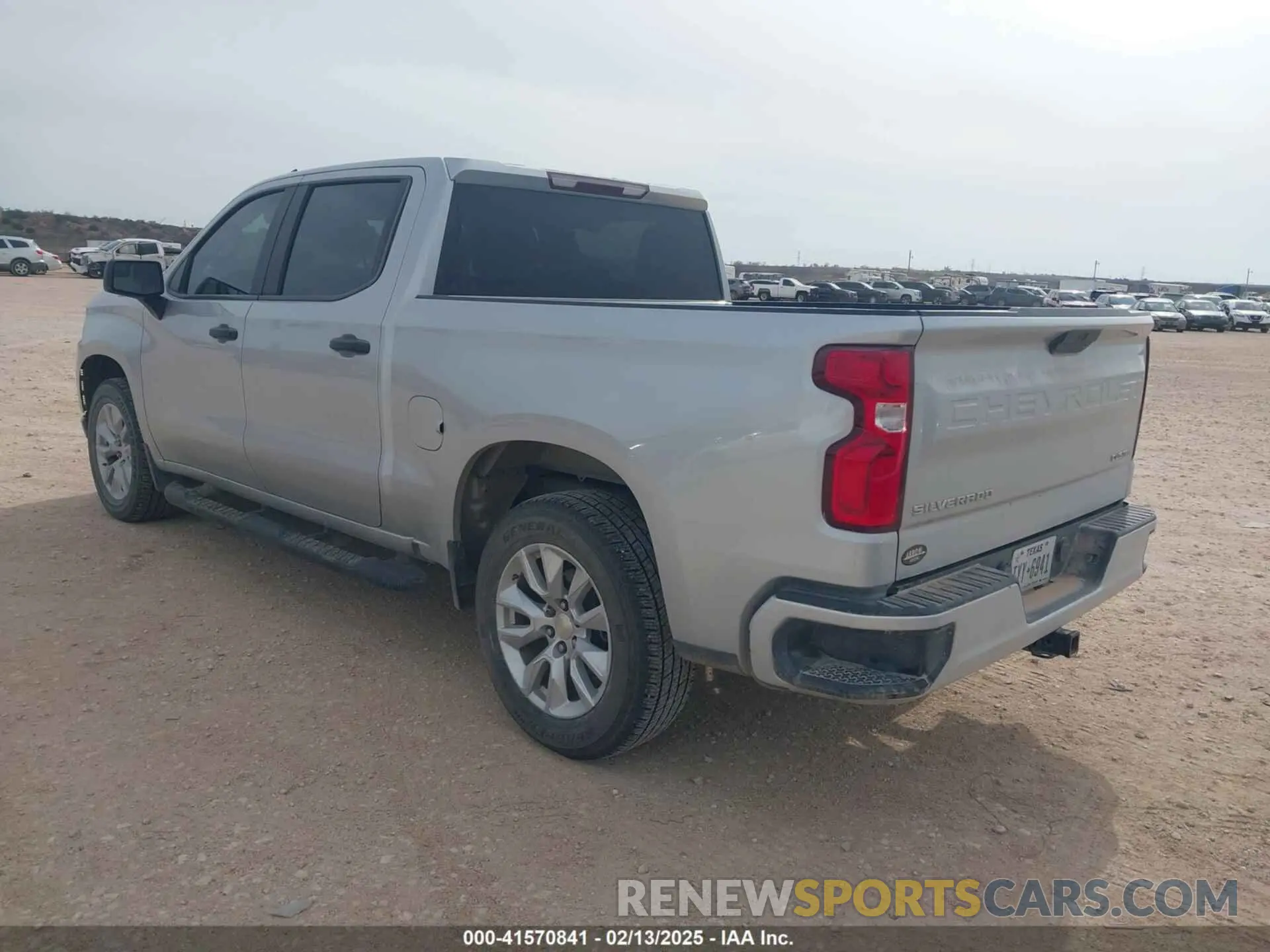 3 fotografías del automóvil dañado 1GCPWBEH2MZ133349 CHEVROLET SILVERADO 1500 2021
