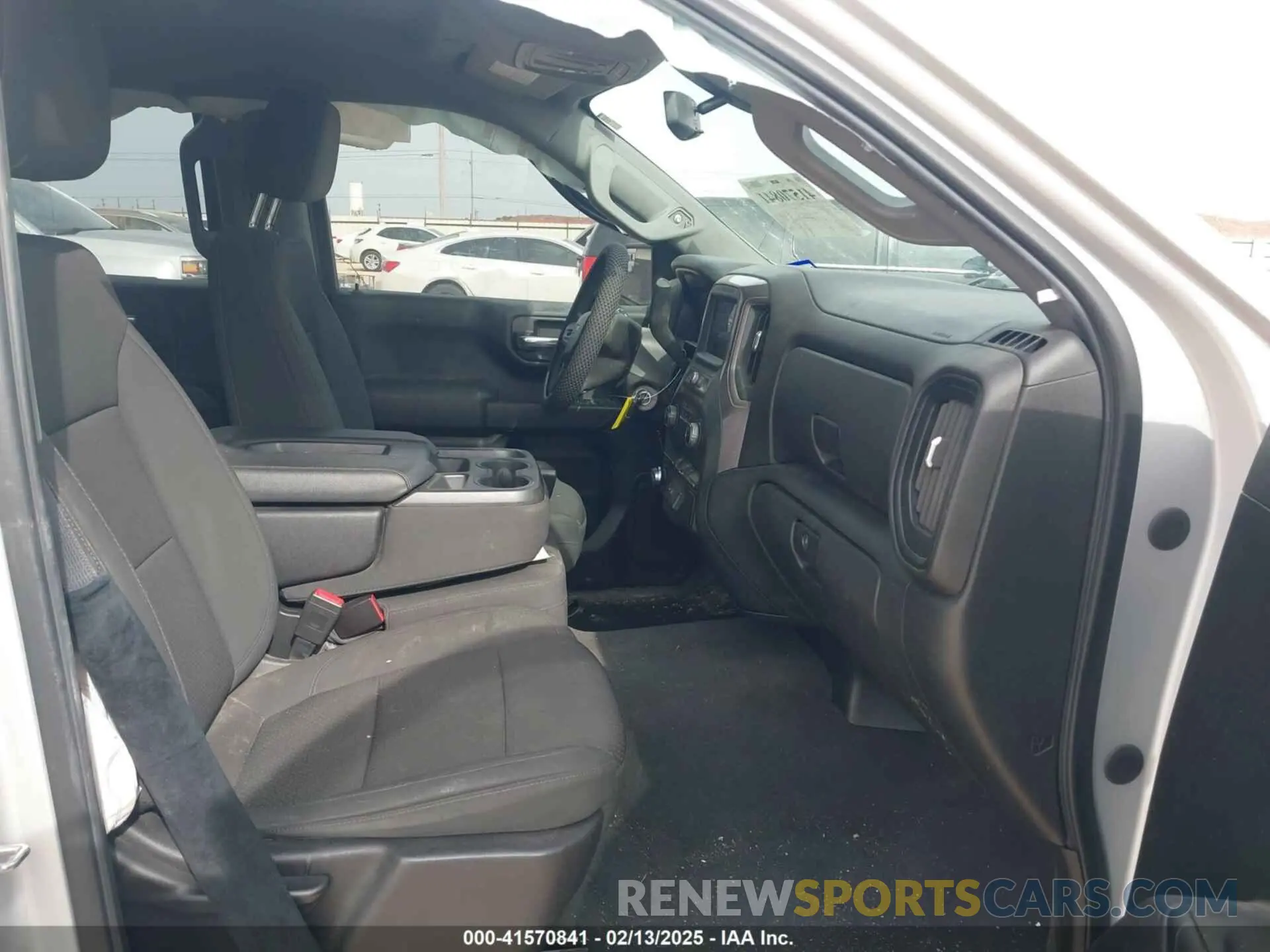 5 fotografías del automóvil dañado 1GCPWBEH2MZ133349 CHEVROLET SILVERADO 1500 2021