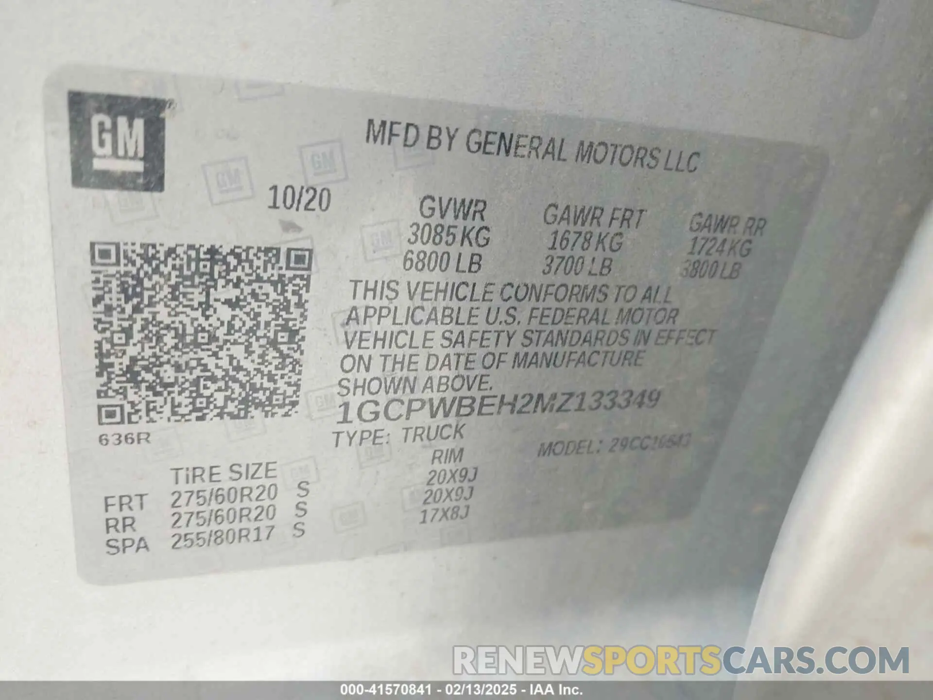 9 fotografías del automóvil dañado 1GCPWBEH2MZ133349 CHEVROLET SILVERADO 1500 2021
