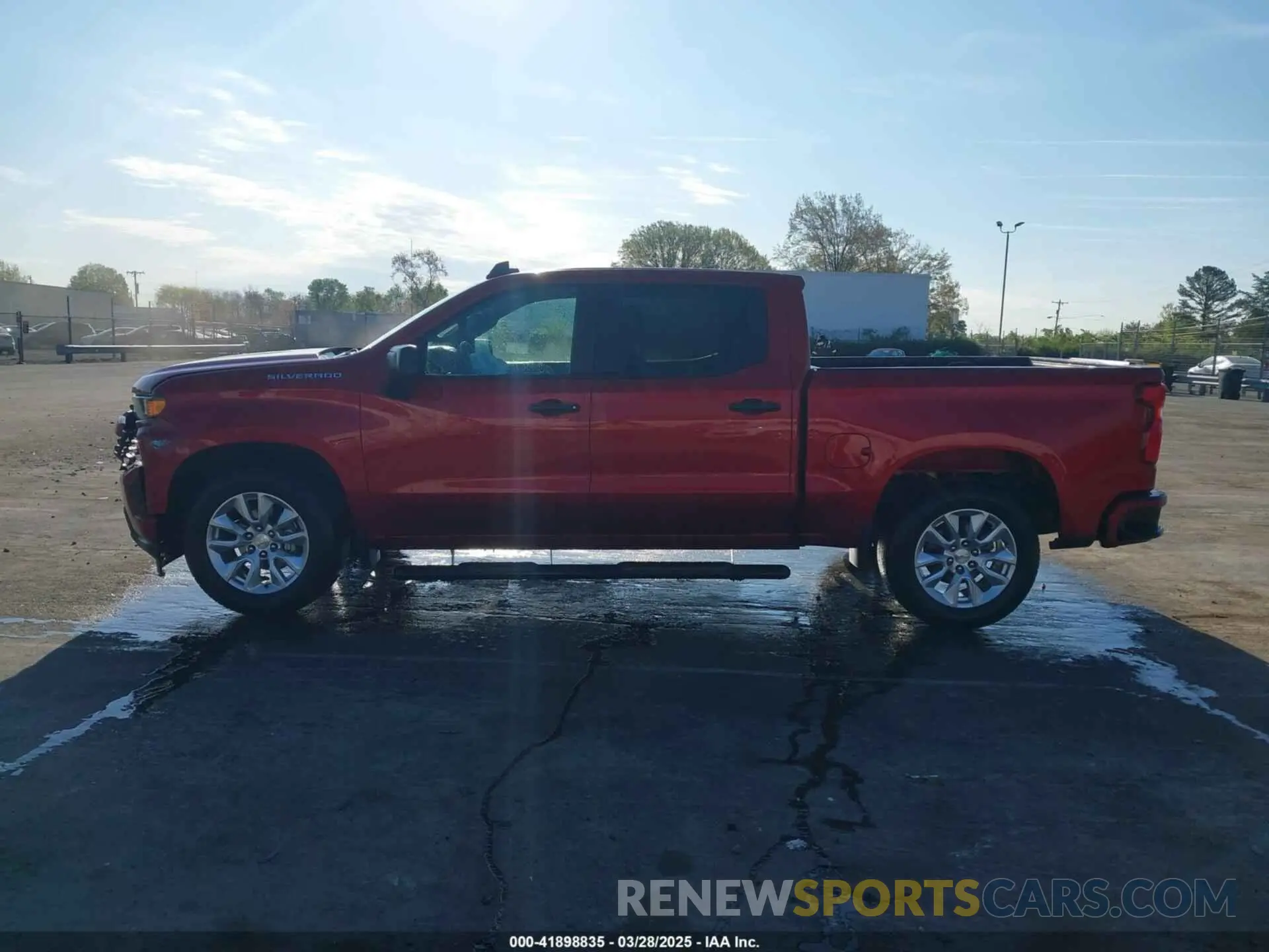 14 fotografías del automóvil dañado 1GCPWBEK3MZ228496 CHEVROLET SILVERADO 1500 2021
