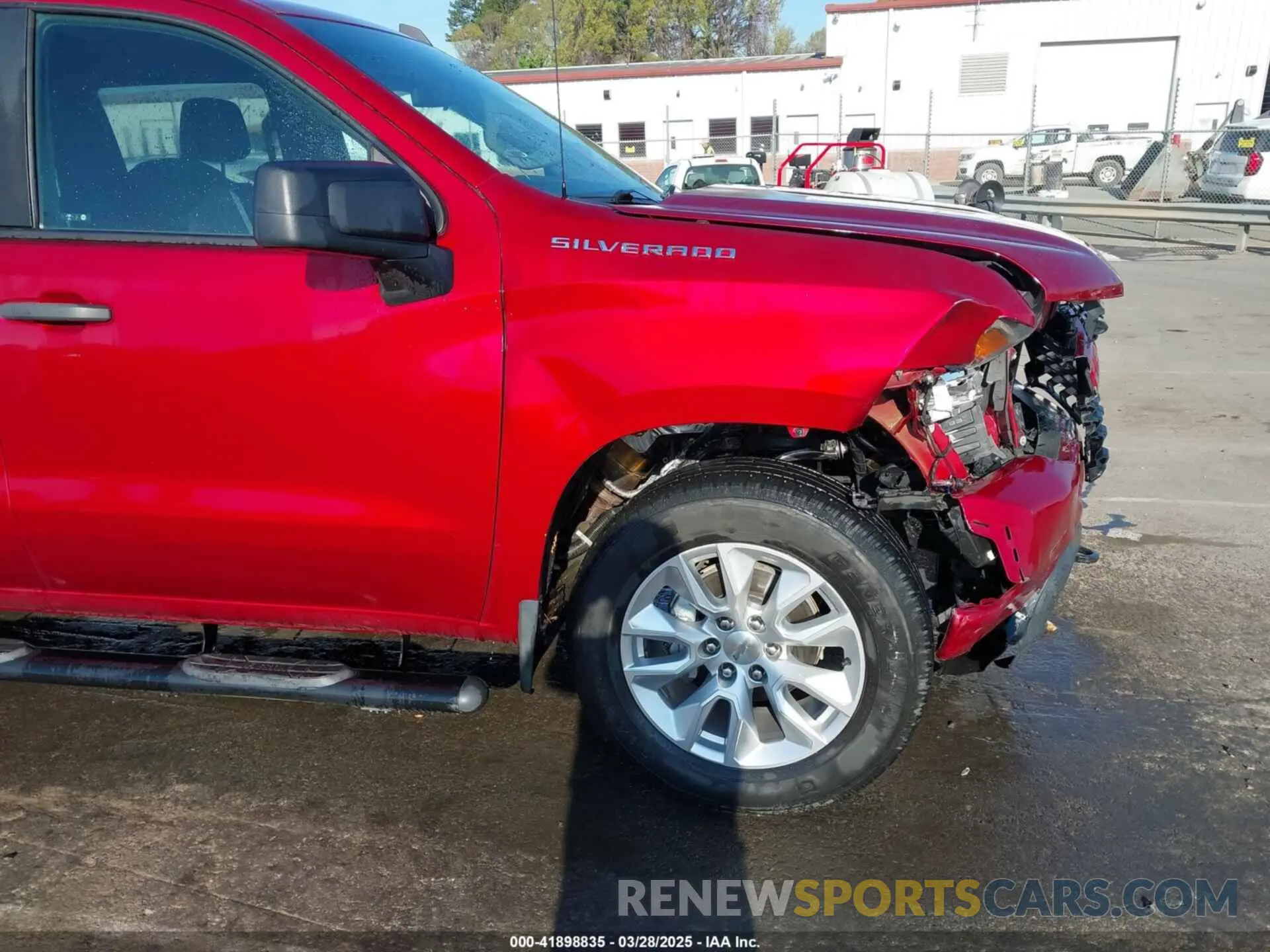 18 fotografías del automóvil dañado 1GCPWBEK3MZ228496 CHEVROLET SILVERADO 1500 2021