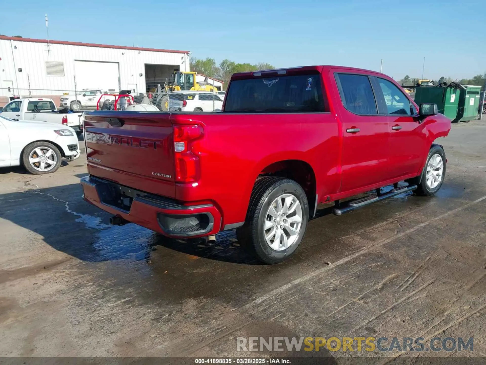 4 fotografías del automóvil dañado 1GCPWBEK3MZ228496 CHEVROLET SILVERADO 1500 2021