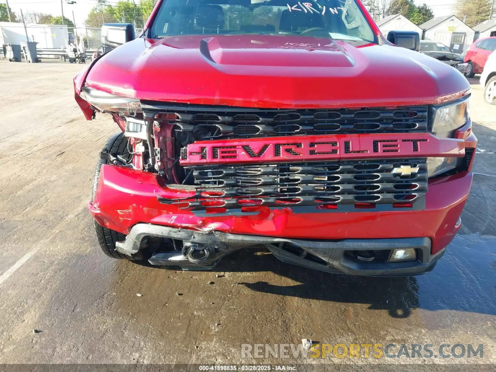 6 fotografías del automóvil dañado 1GCPWBEK3MZ228496 CHEVROLET SILVERADO 1500 2021