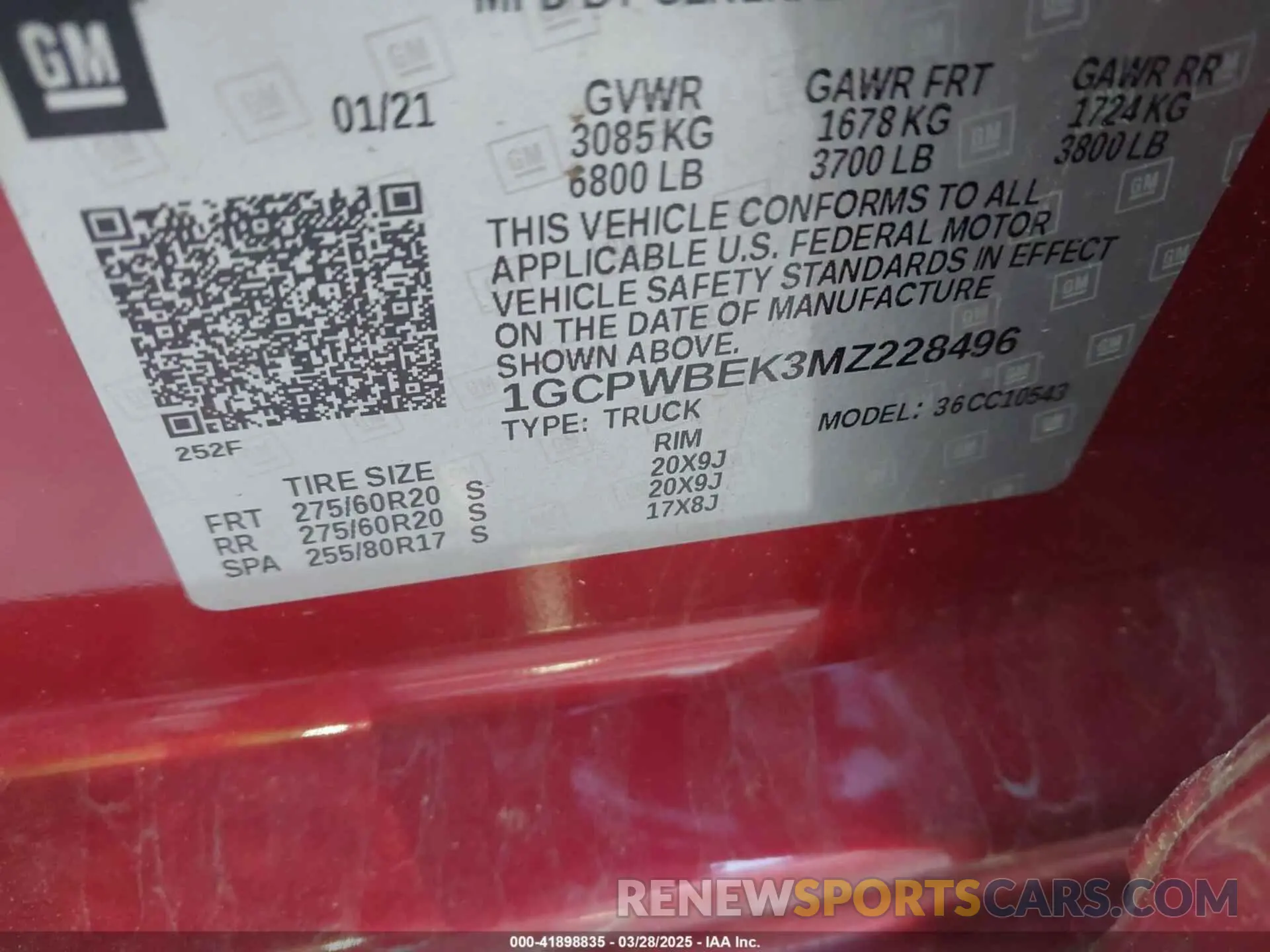 9 fotografías del automóvil dañado 1GCPWBEK3MZ228496 CHEVROLET SILVERADO 1500 2021