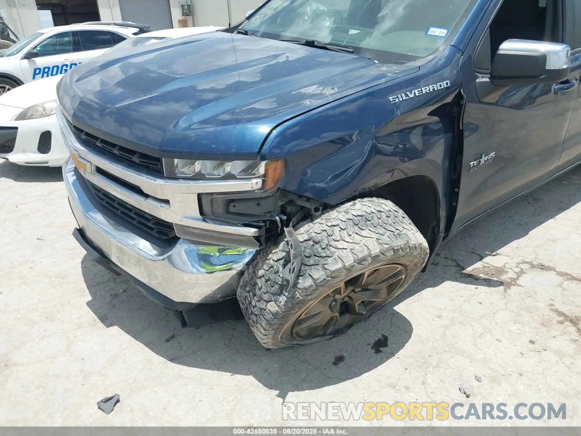 6 fotografías del automóvil dañado 1GCPWCED0MZ226440 CHEVROLET SILVERADO 1500 2021