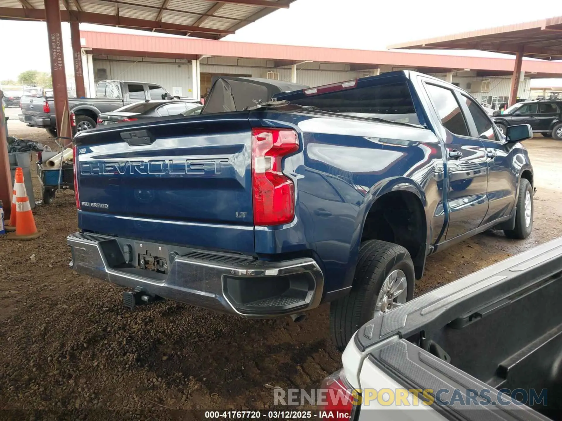 4 fotografías del automóvil dañado 1GCPWCED3MZ205727 CHEVROLET SILVERADO 1500 2021