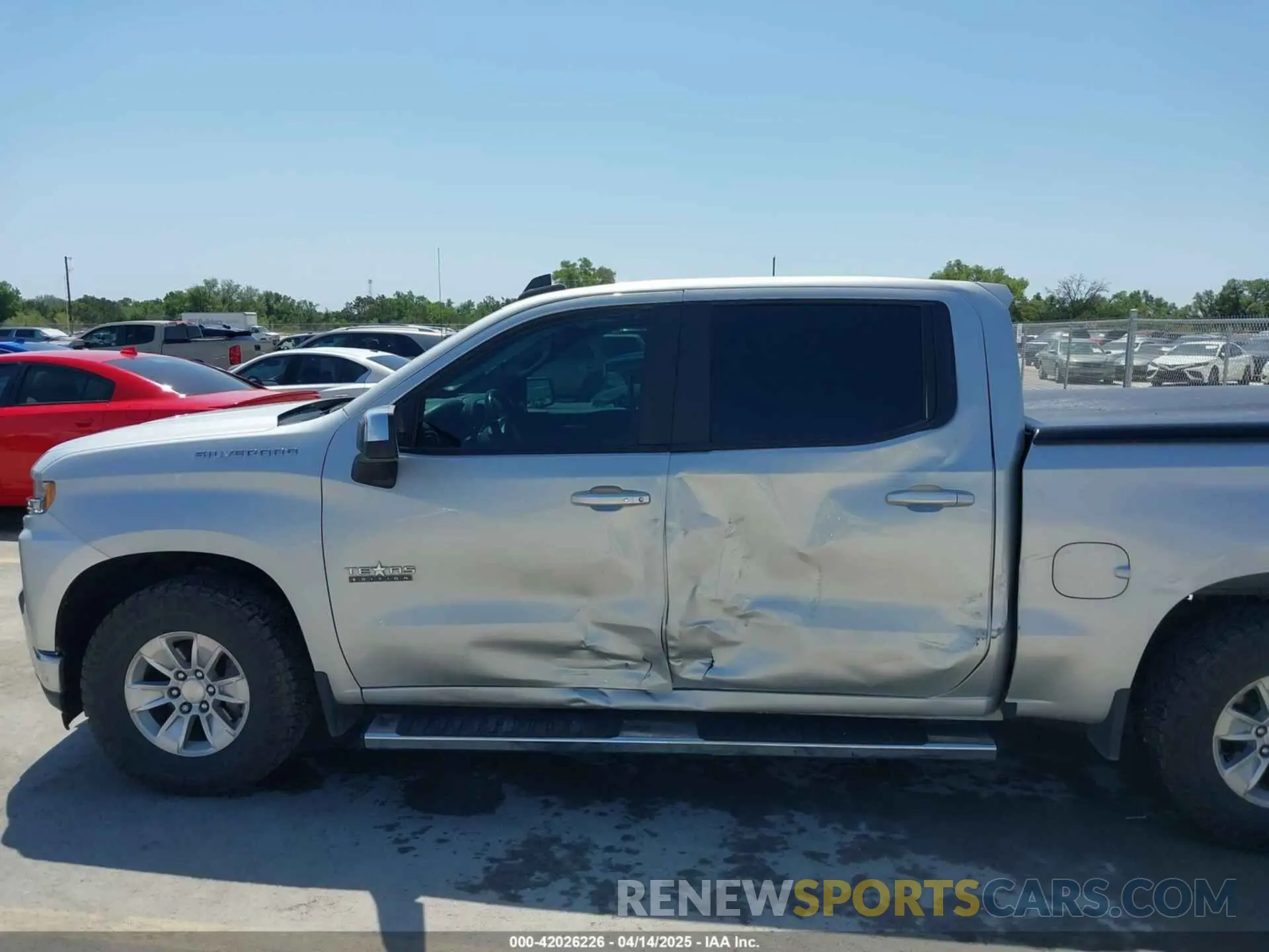 6 fotografías del automóvil dañado 1GCPWCED7MC181562 CHEVROLET SILVERADO 1500 2021