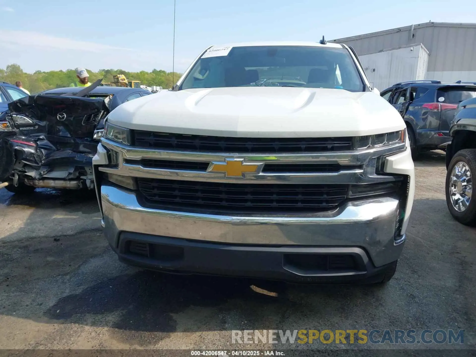 11 fotografías del automóvil dañado 1GCPWCED7MZ423816 CHEVROLET SILVERADO 1500 2021