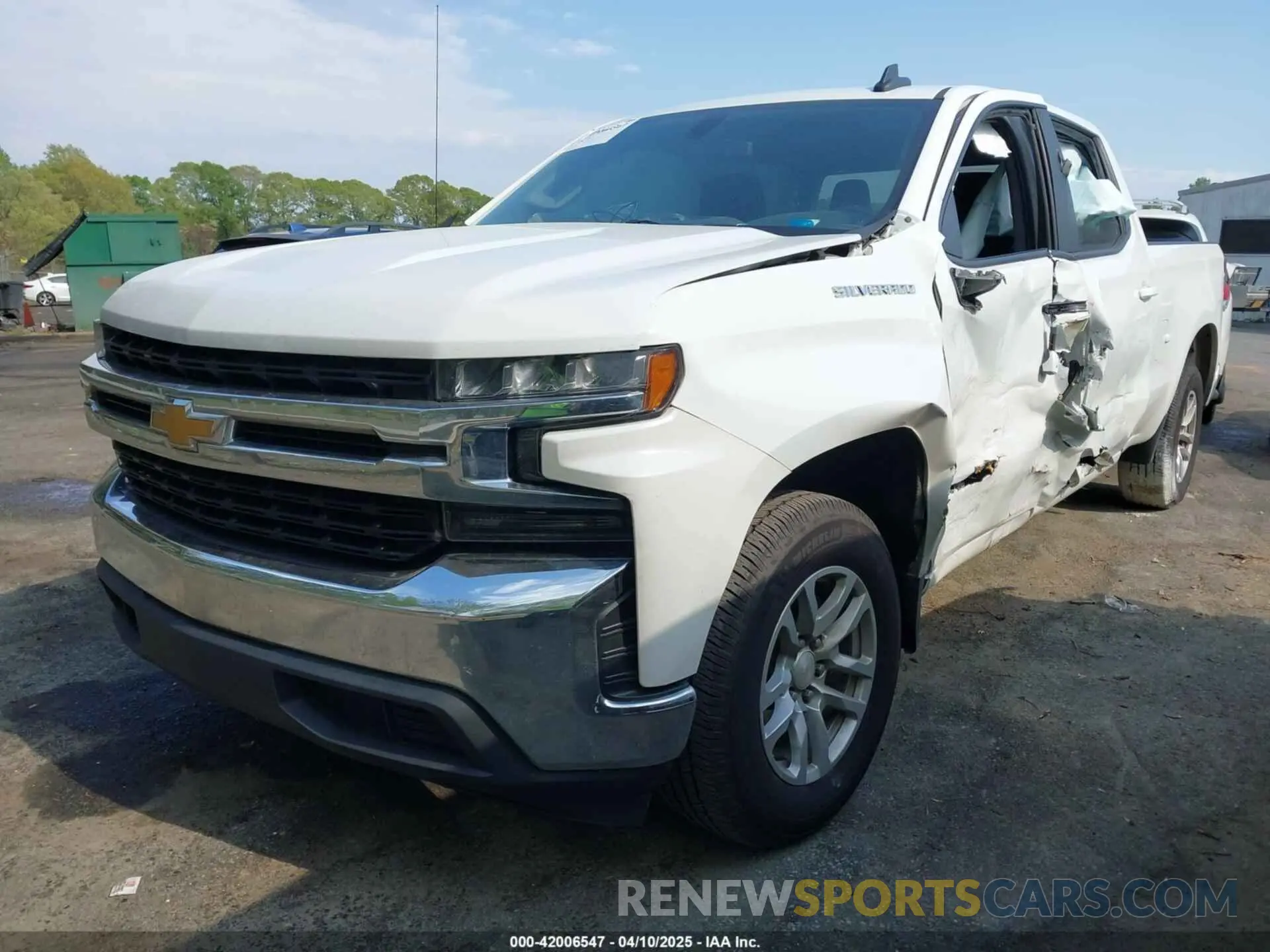 2 fotografías del automóvil dañado 1GCPWCED7MZ423816 CHEVROLET SILVERADO 1500 2021
