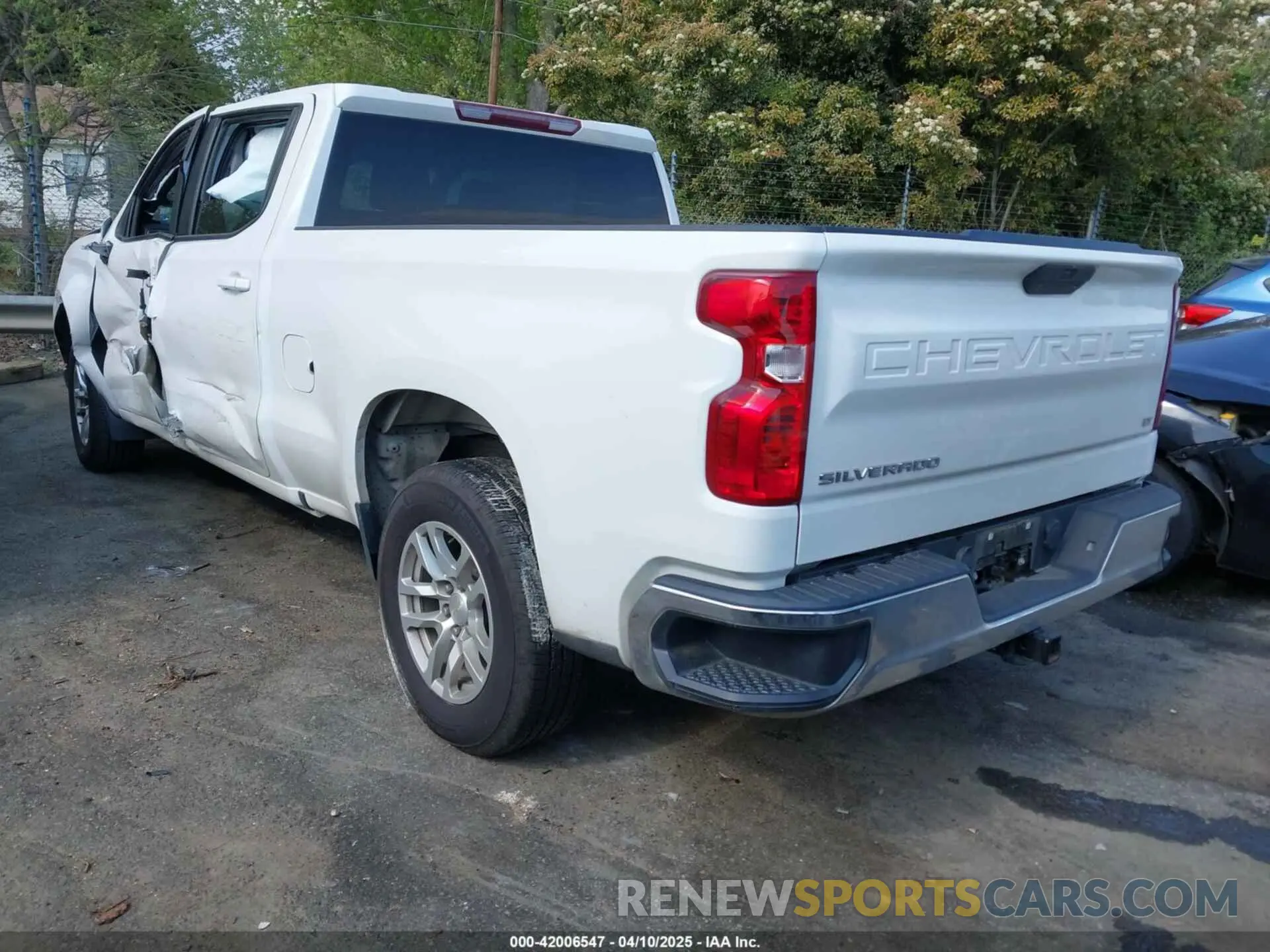 3 fotografías del automóvil dañado 1GCPWCED7MZ423816 CHEVROLET SILVERADO 1500 2021