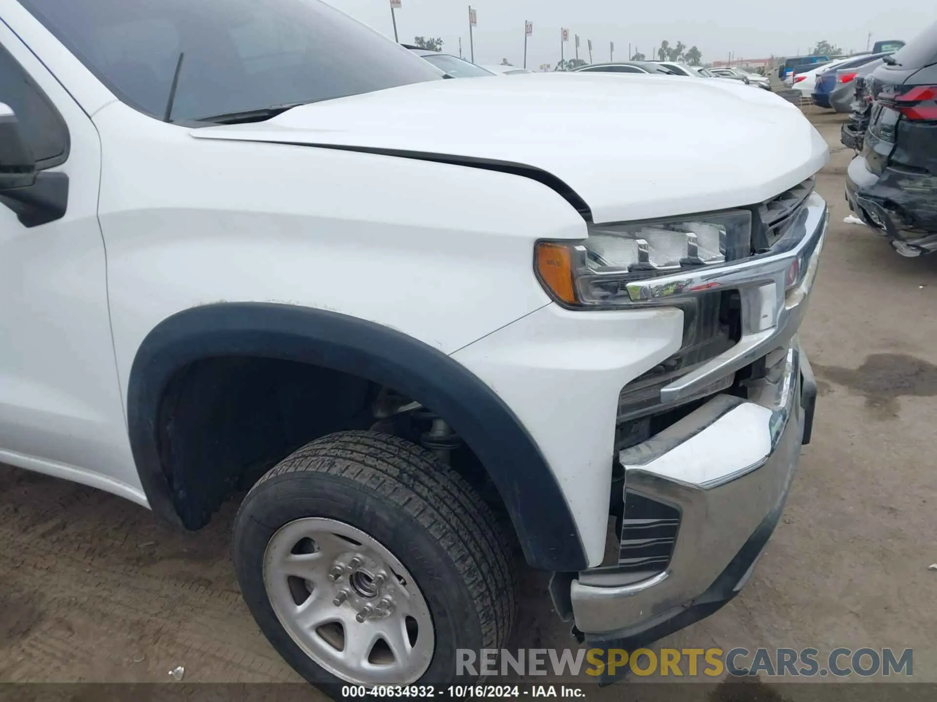 18 fotografías del automóvil dañado 1GCPWCET0MZ292316 CHEVROLET SILVERADO 1500 2021
