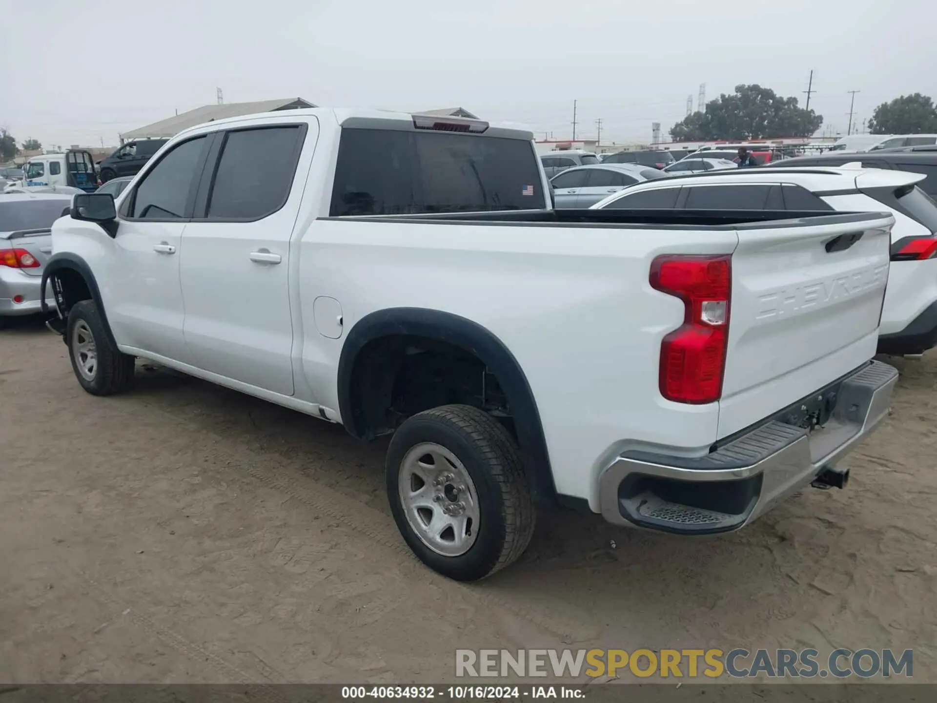 3 fotografías del automóvil dañado 1GCPWCET0MZ292316 CHEVROLET SILVERADO 1500 2021