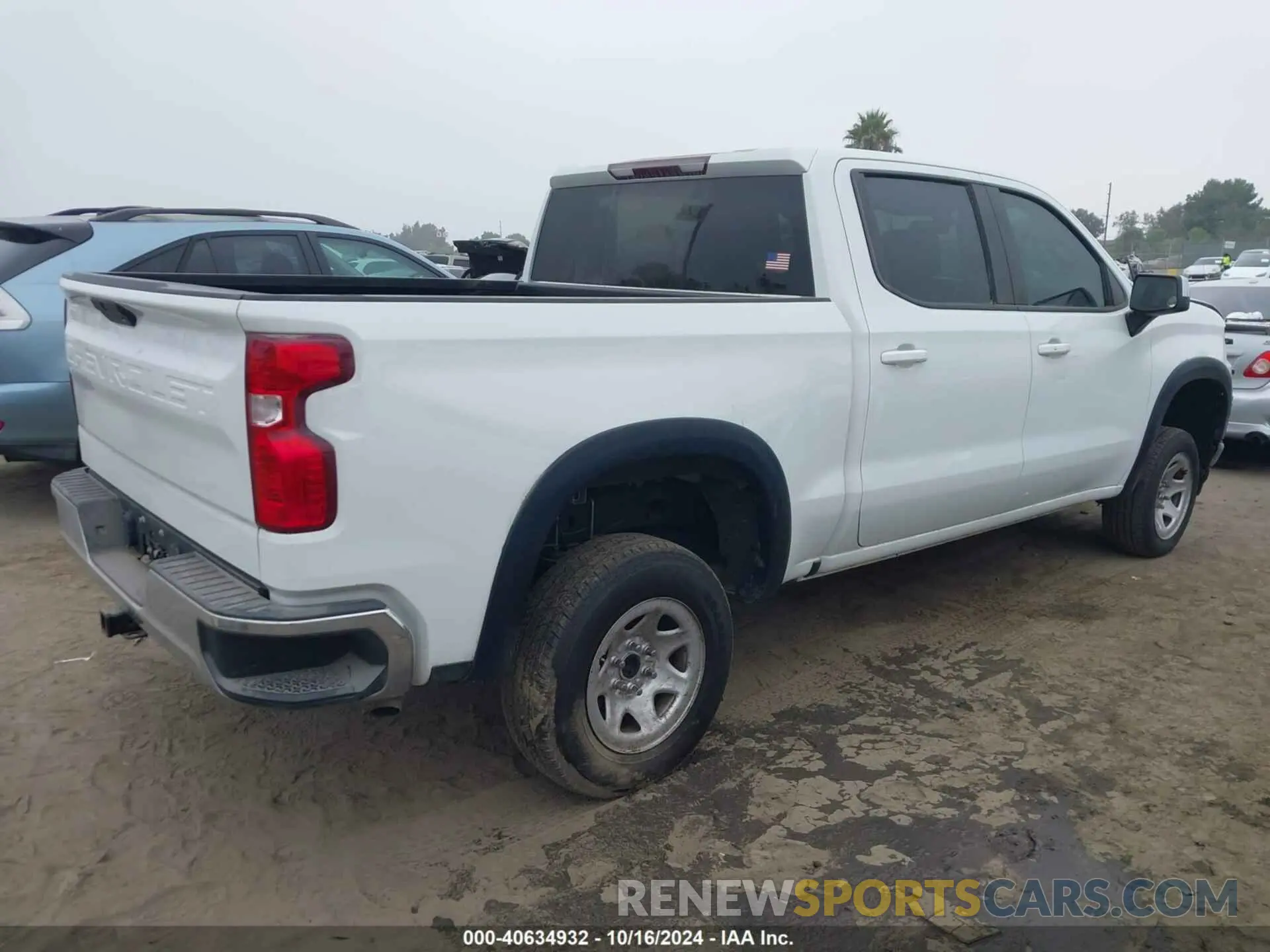 4 fotografías del automóvil dañado 1GCPWCET0MZ292316 CHEVROLET SILVERADO 1500 2021