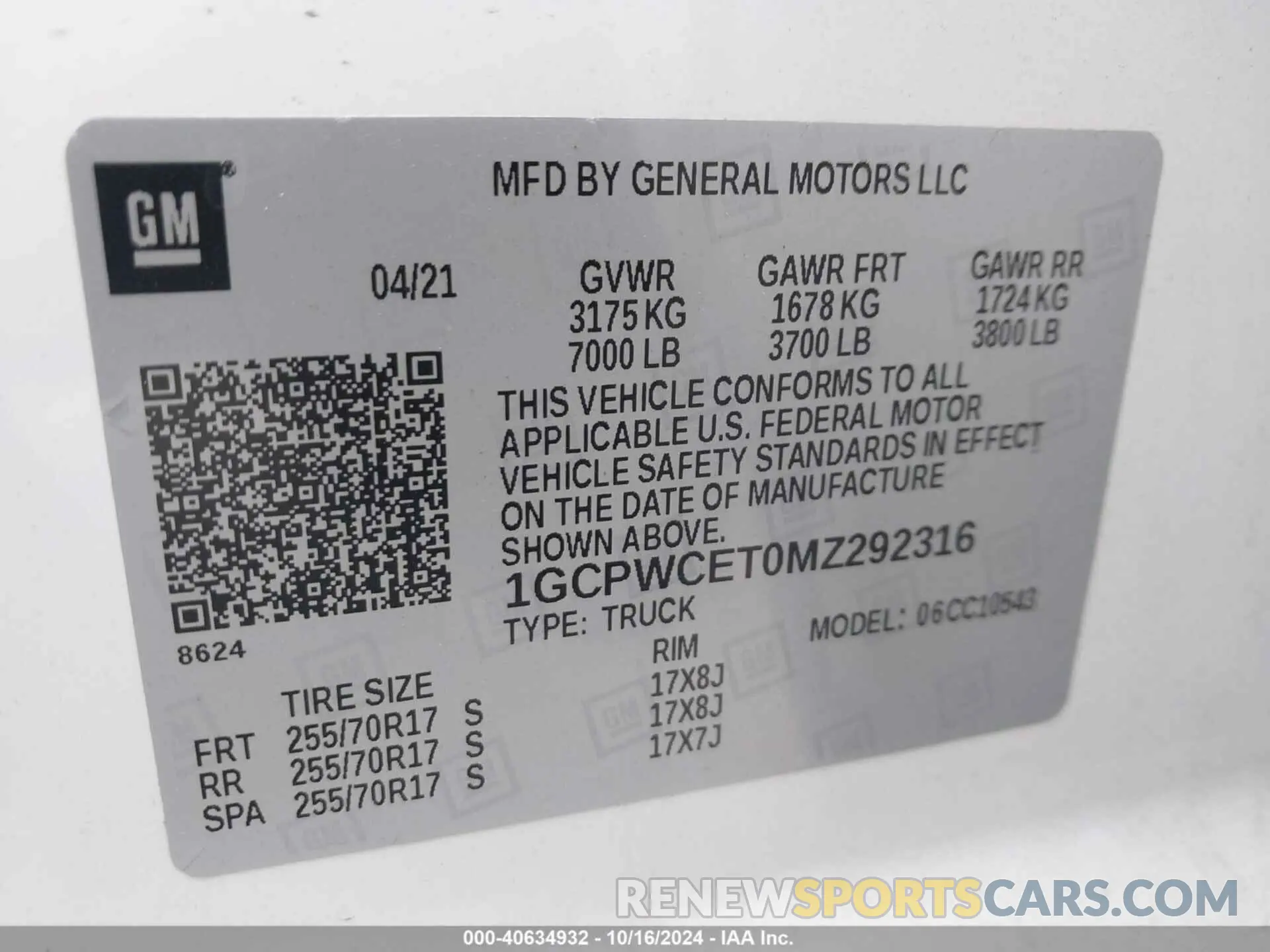 9 fotografías del automóvil dañado 1GCPWCET0MZ292316 CHEVROLET SILVERADO 1500 2021