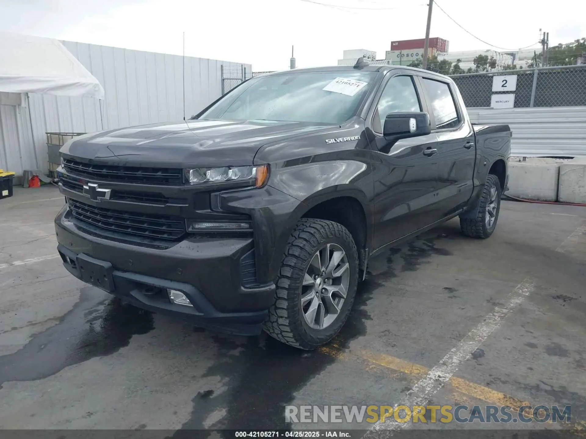 2 fotografías del automóvil dañado 1GCPWDED3MZ277842 CHEVROLET SILVERADO 1500 2021