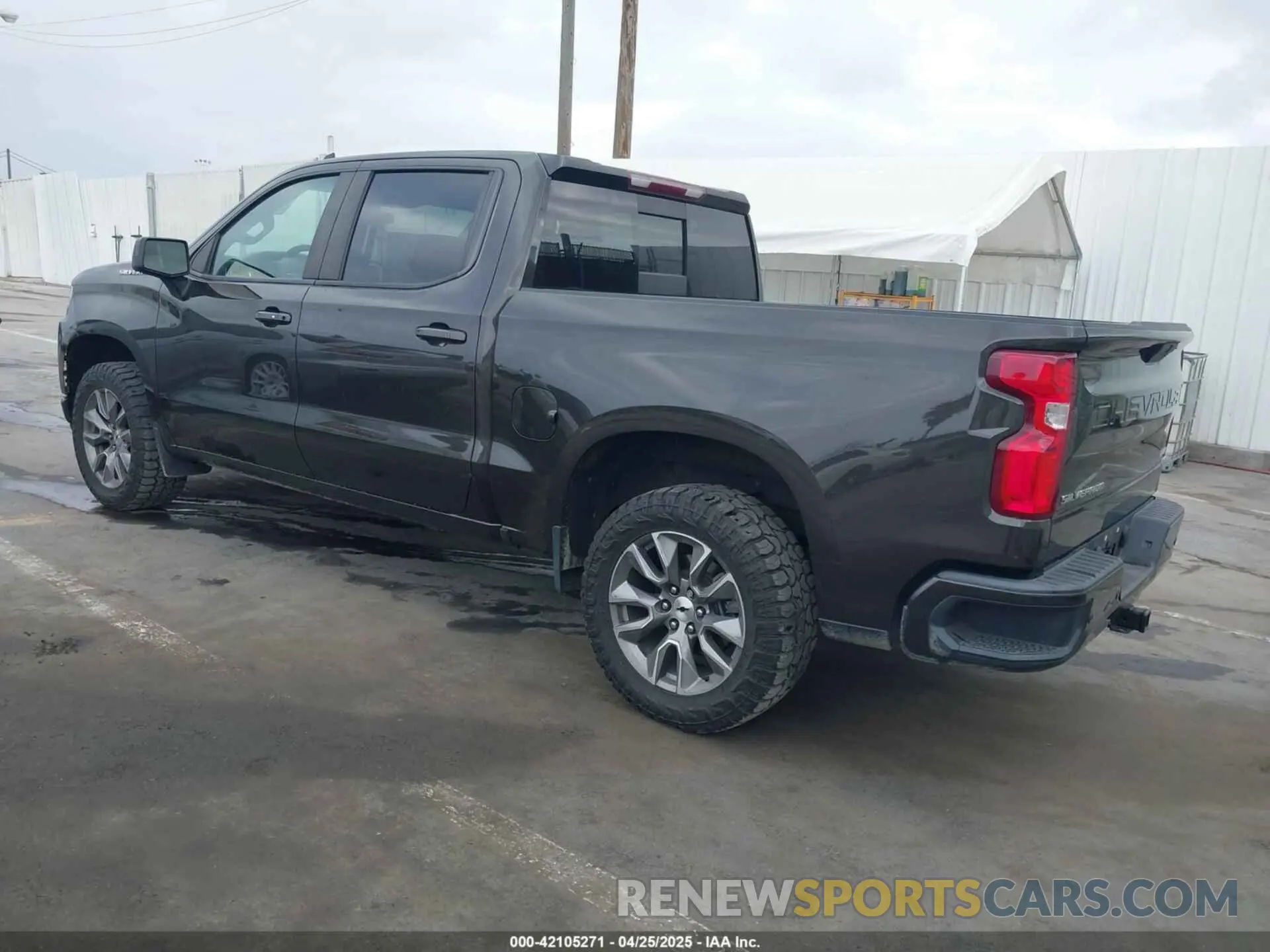 3 fotografías del automóvil dañado 1GCPWDED3MZ277842 CHEVROLET SILVERADO 1500 2021