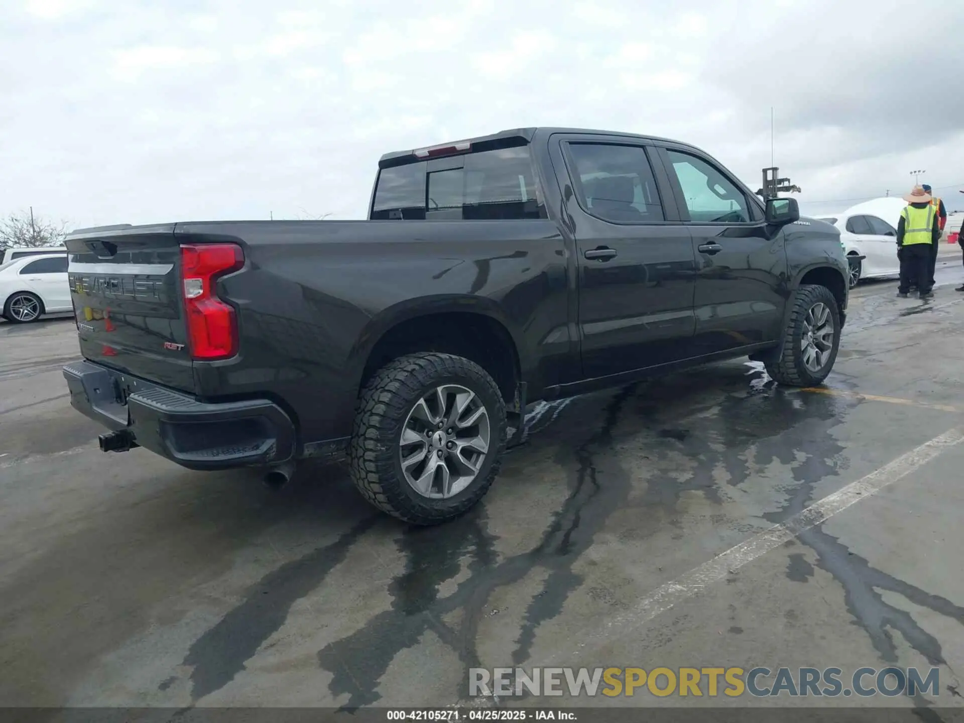 4 fotografías del automóvil dañado 1GCPWDED3MZ277842 CHEVROLET SILVERADO 1500 2021