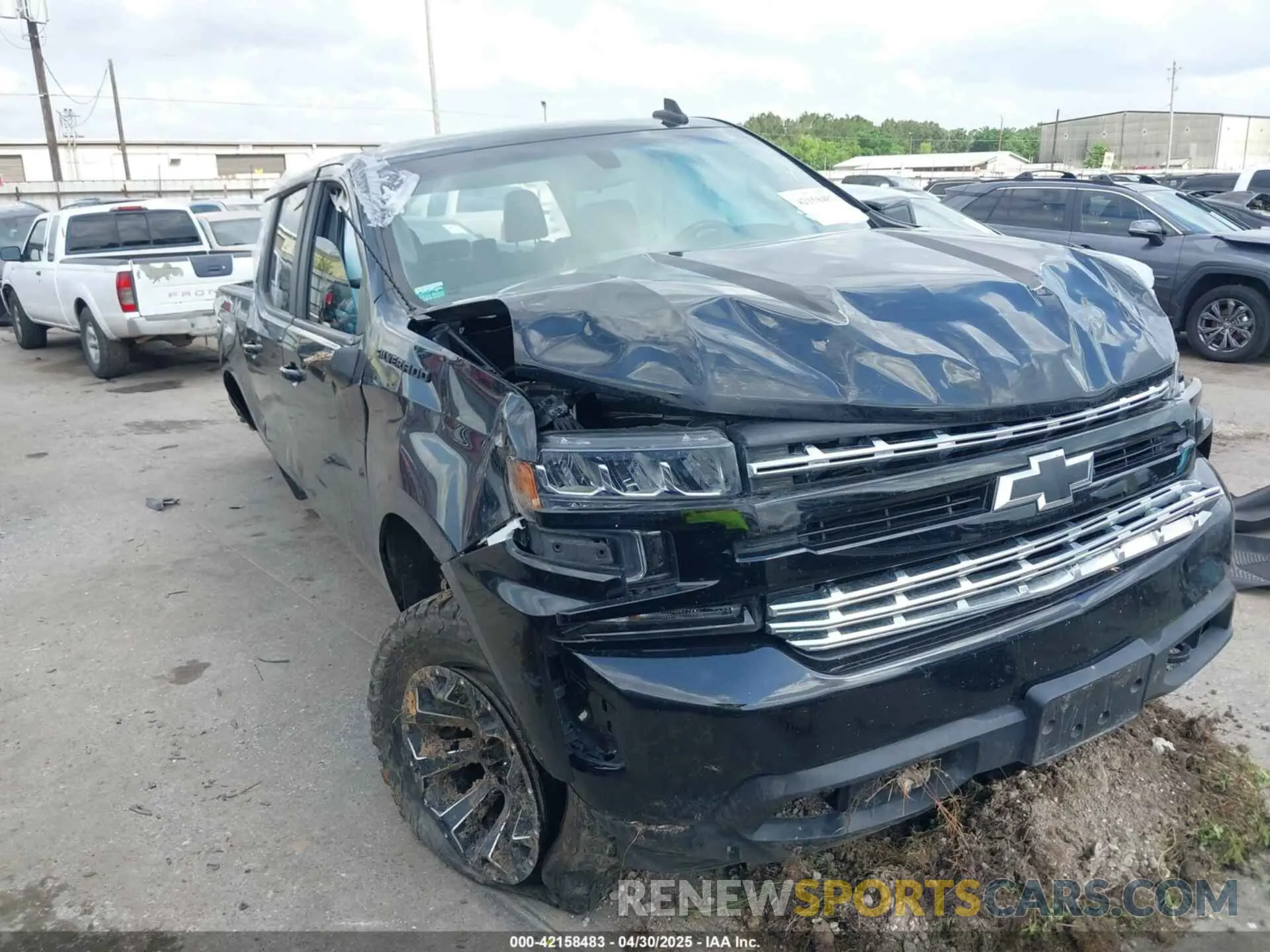 1 fotografías del automóvil dañado 1GCPWDEDXMZ392292 CHEVROLET SILVERADO 1500 2021