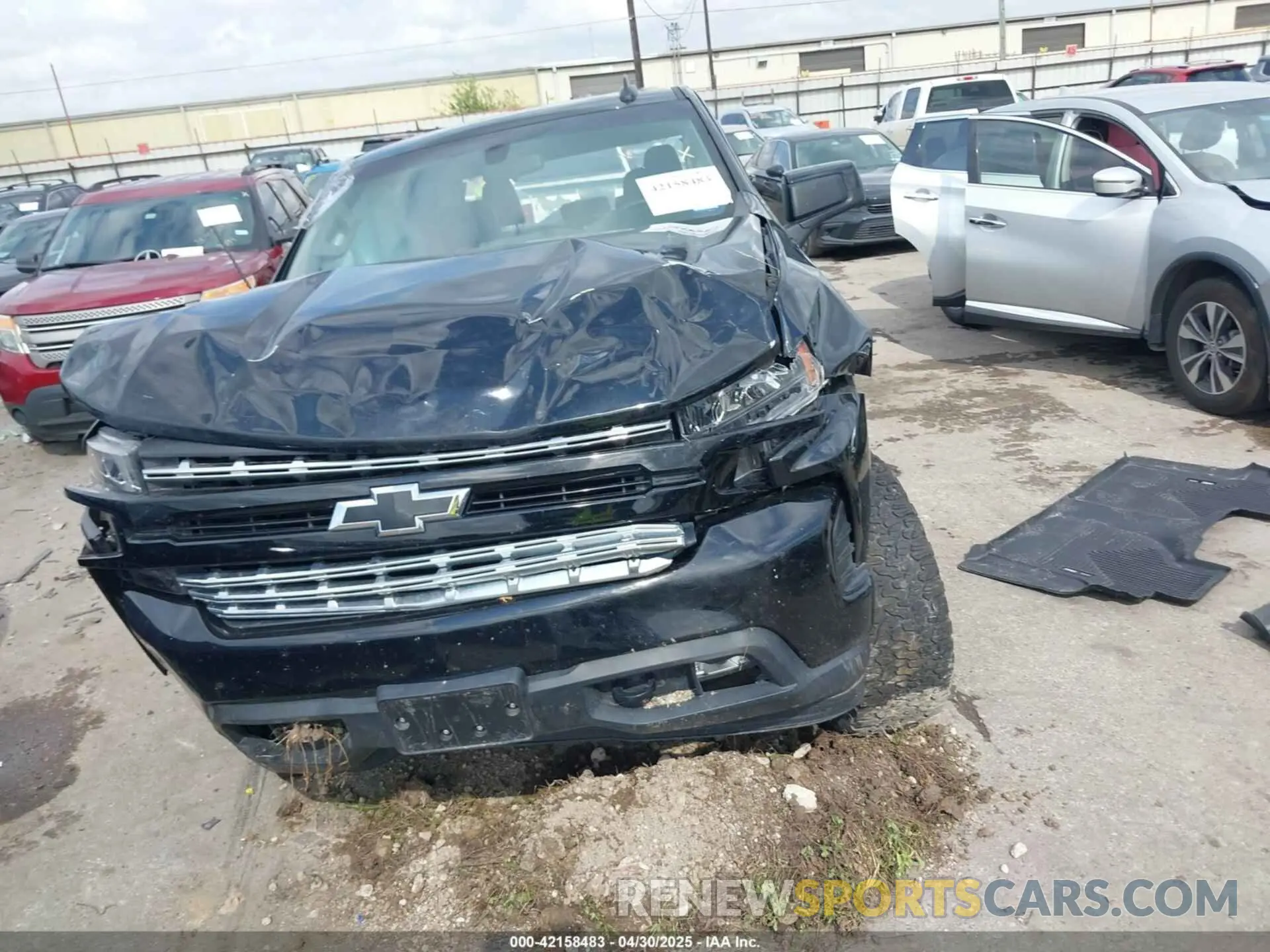 12 fotografías del automóvil dañado 1GCPWDEDXMZ392292 CHEVROLET SILVERADO 1500 2021