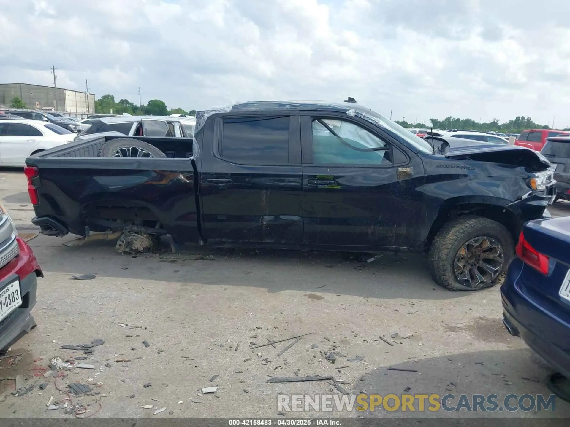 13 fotografías del automóvil dañado 1GCPWDEDXMZ392292 CHEVROLET SILVERADO 1500 2021