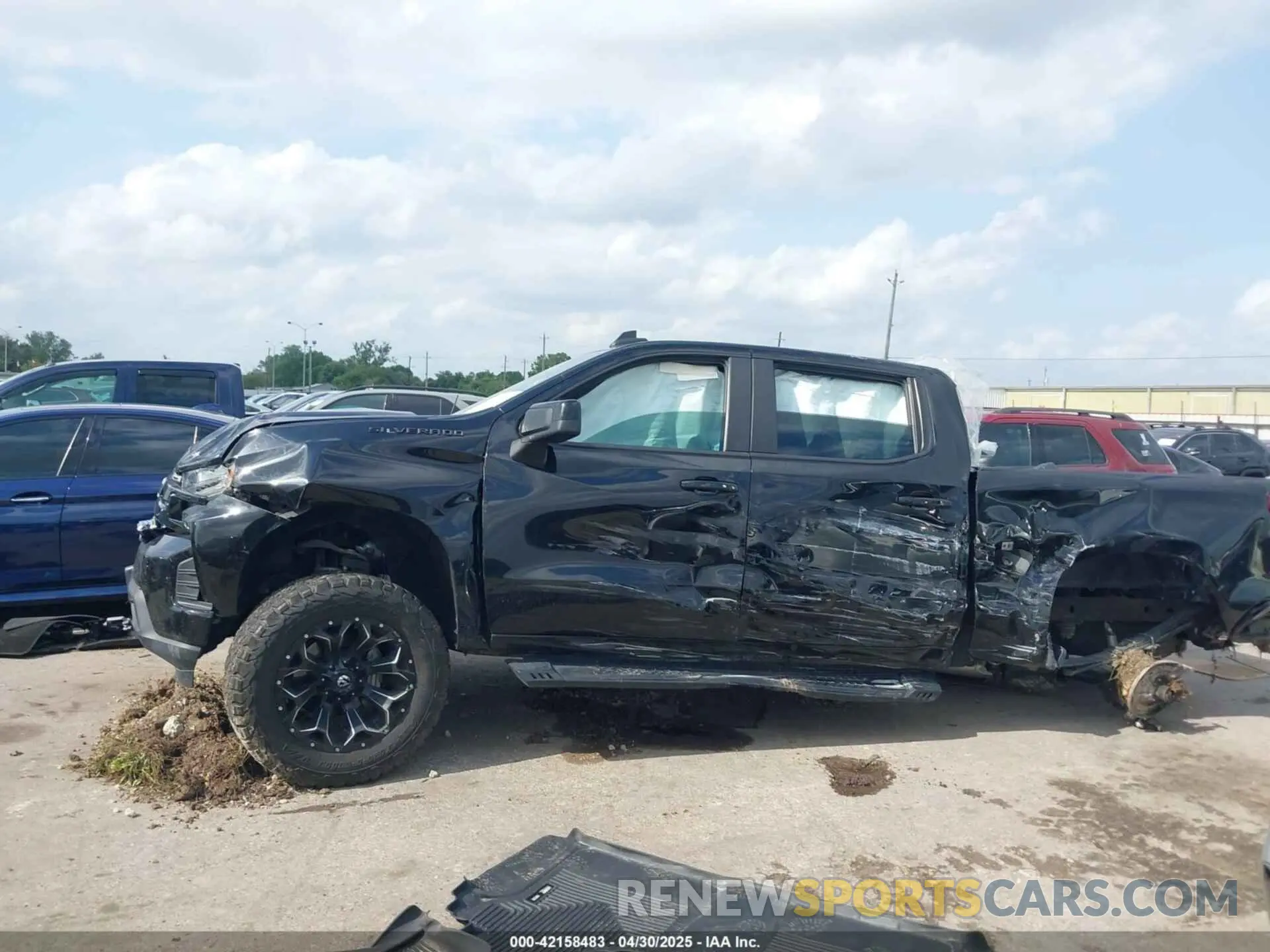 14 fotografías del automóvil dañado 1GCPWDEDXMZ392292 CHEVROLET SILVERADO 1500 2021