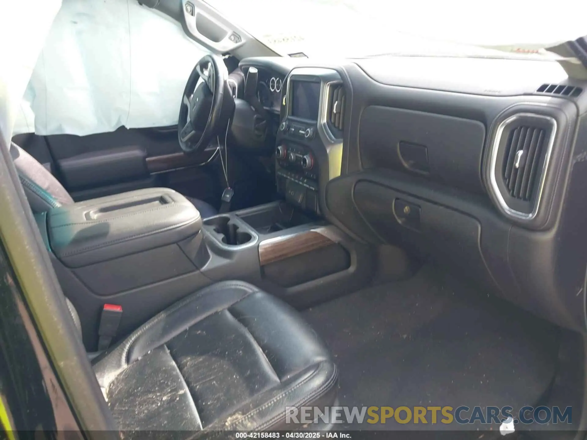 5 fotografías del automóvil dañado 1GCPWDEDXMZ392292 CHEVROLET SILVERADO 1500 2021