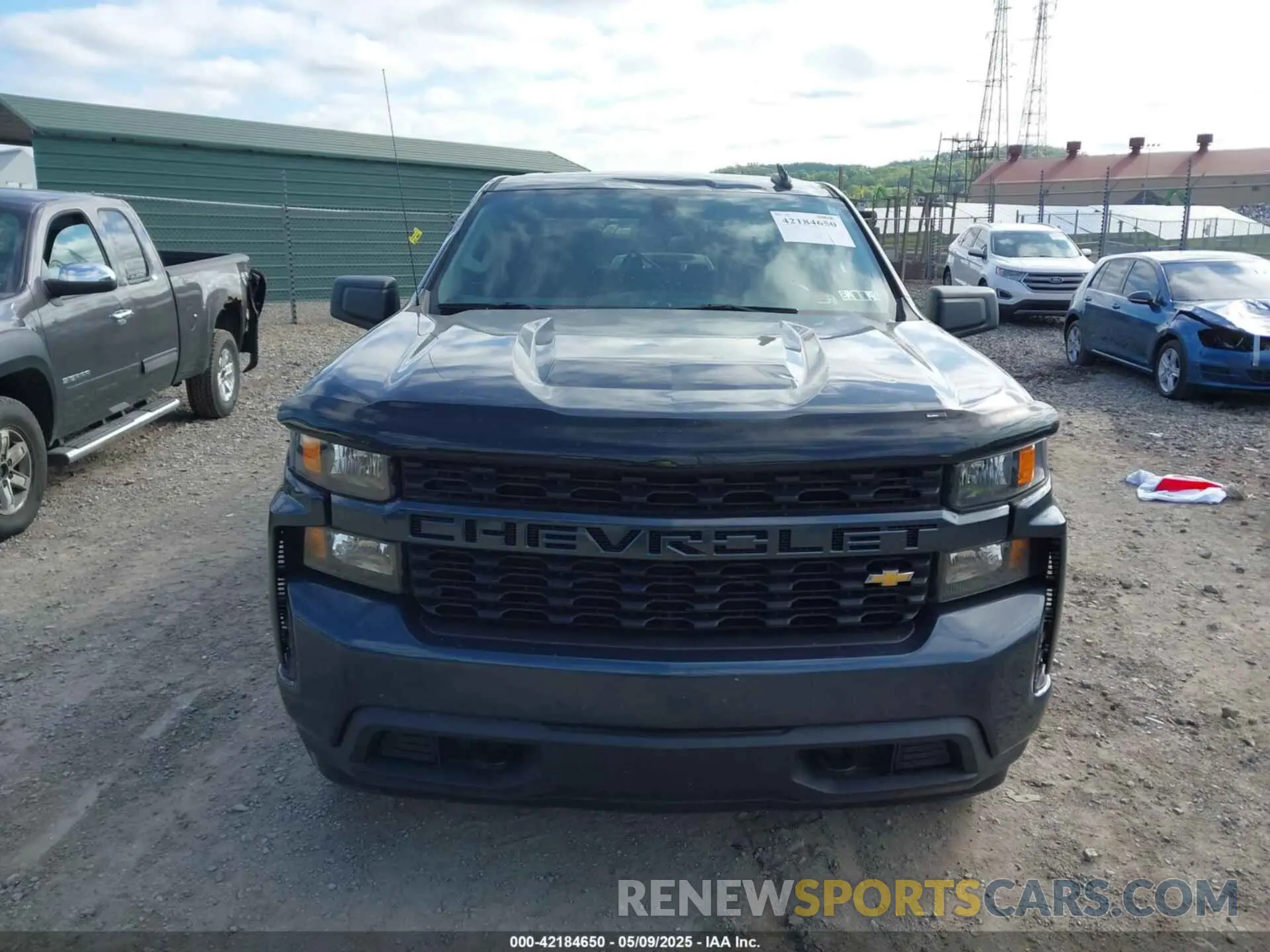 12 fotografías del automóvil dañado 1GCPYBEK1MZ450268 CHEVROLET SILVERADO 1500 2021