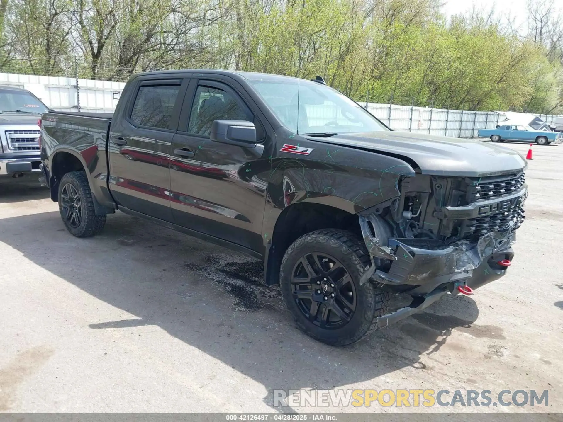1 fotografías del automóvil dañado 1GCPYCEF1MZ271205 CHEVROLET SILVERADO 1500 2021