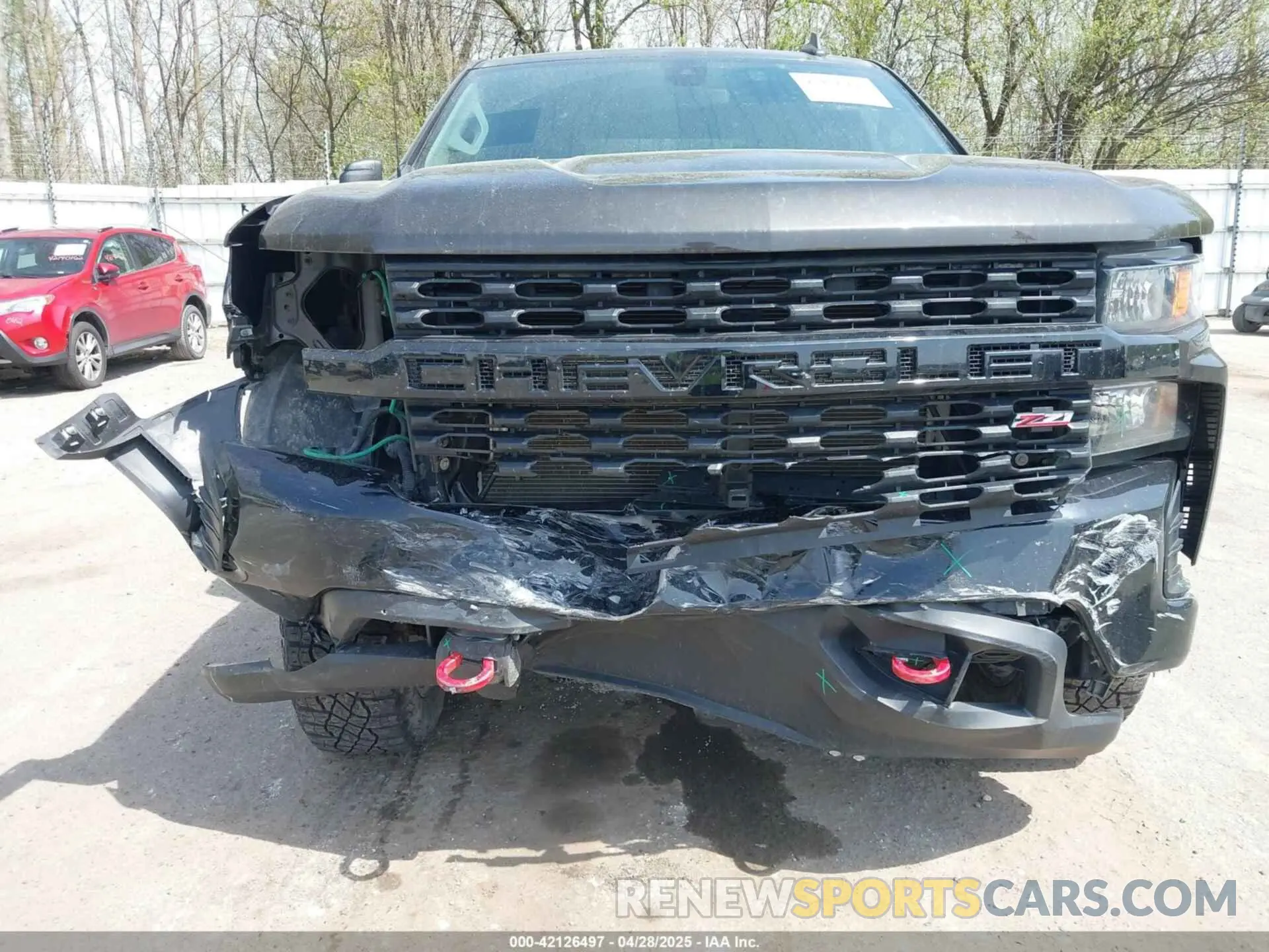17 fotografías del automóvil dañado 1GCPYCEF1MZ271205 CHEVROLET SILVERADO 1500 2021