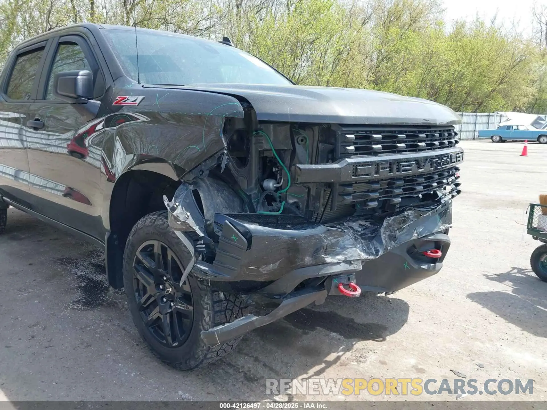 18 fotografías del automóvil dañado 1GCPYCEF1MZ271205 CHEVROLET SILVERADO 1500 2021