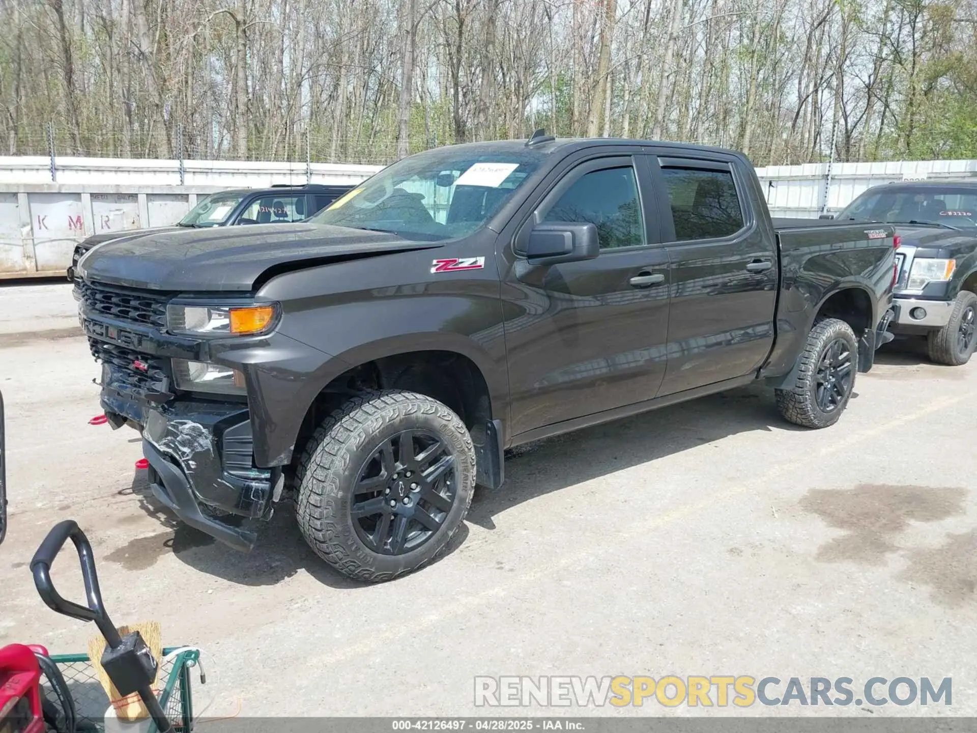 2 fotografías del automóvil dañado 1GCPYCEF1MZ271205 CHEVROLET SILVERADO 1500 2021