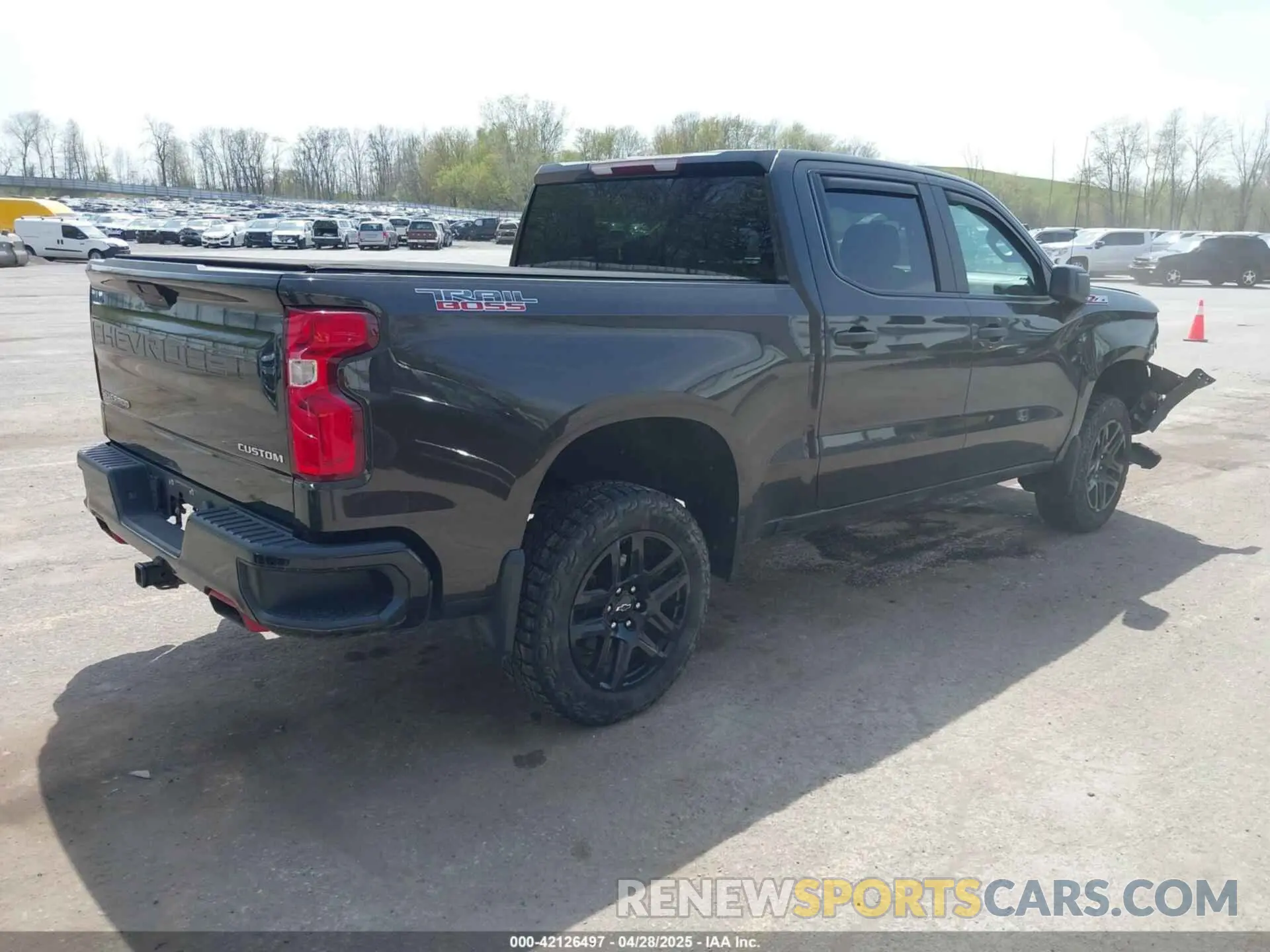 4 fotografías del automóvil dañado 1GCPYCEF1MZ271205 CHEVROLET SILVERADO 1500 2021