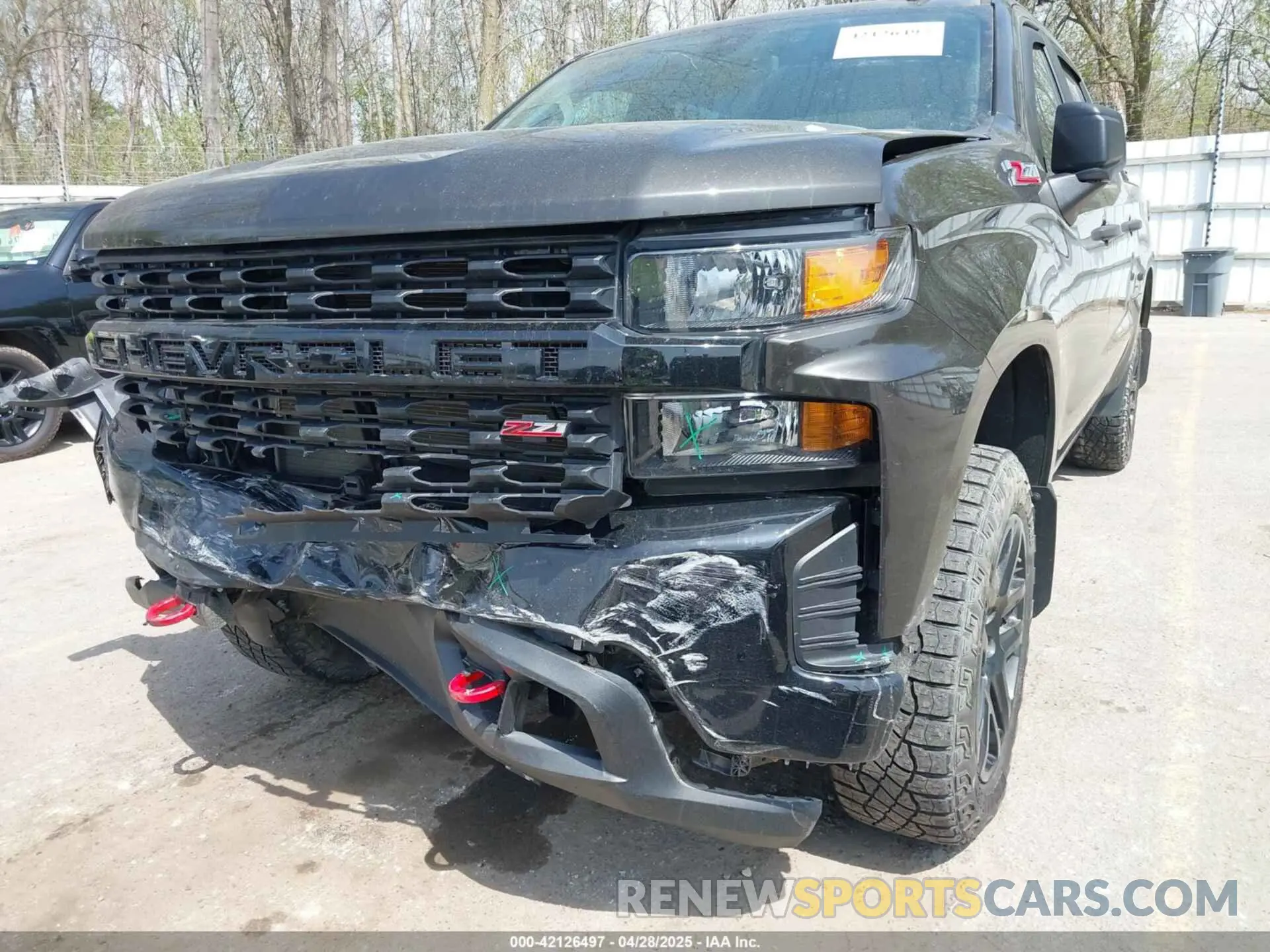 6 fotografías del automóvil dañado 1GCPYCEF1MZ271205 CHEVROLET SILVERADO 1500 2021