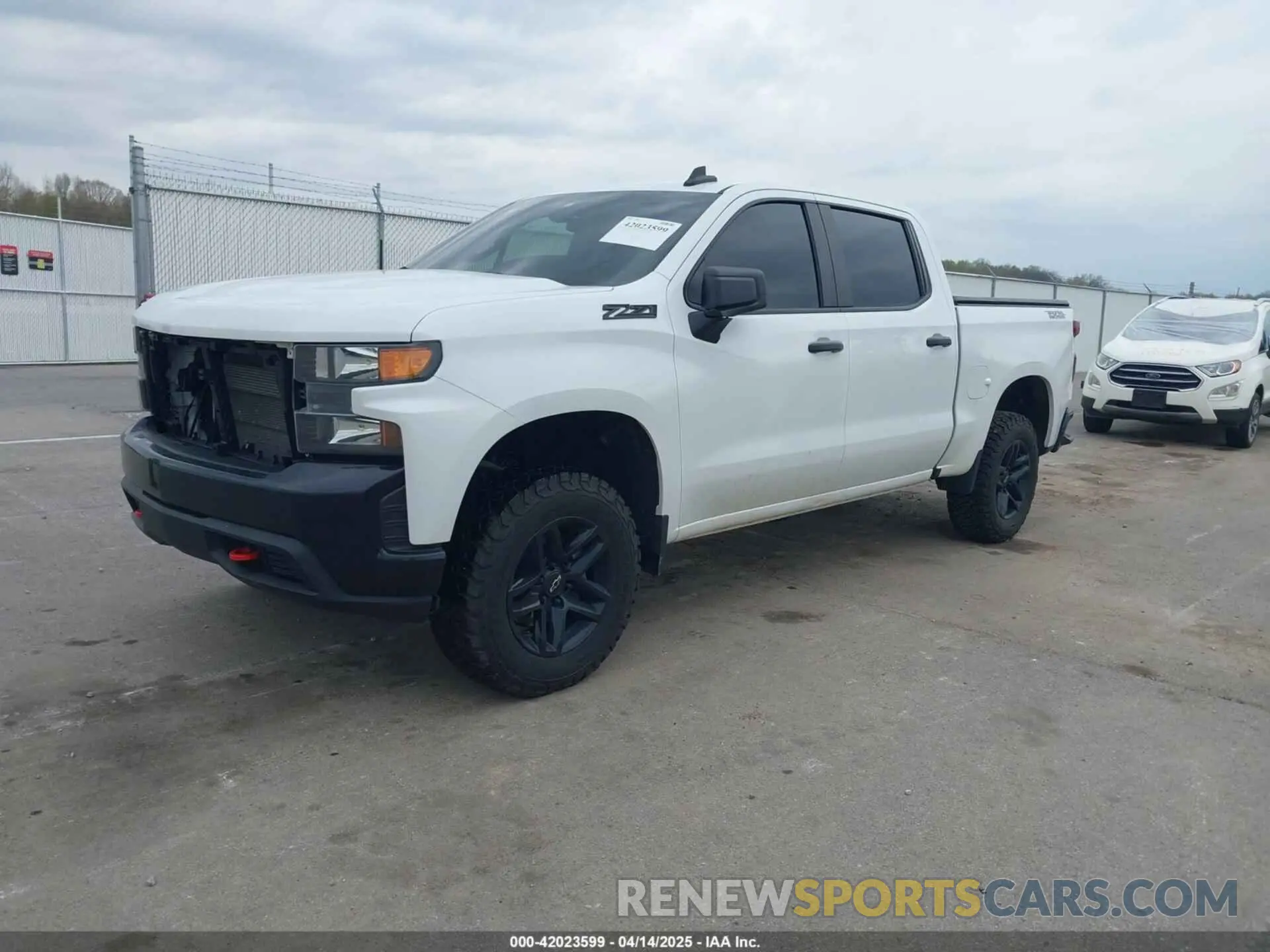 2 fotografías del automóvil dañado 1GCPYCEF2MZ338488 CHEVROLET SILVERADO 1500 2021