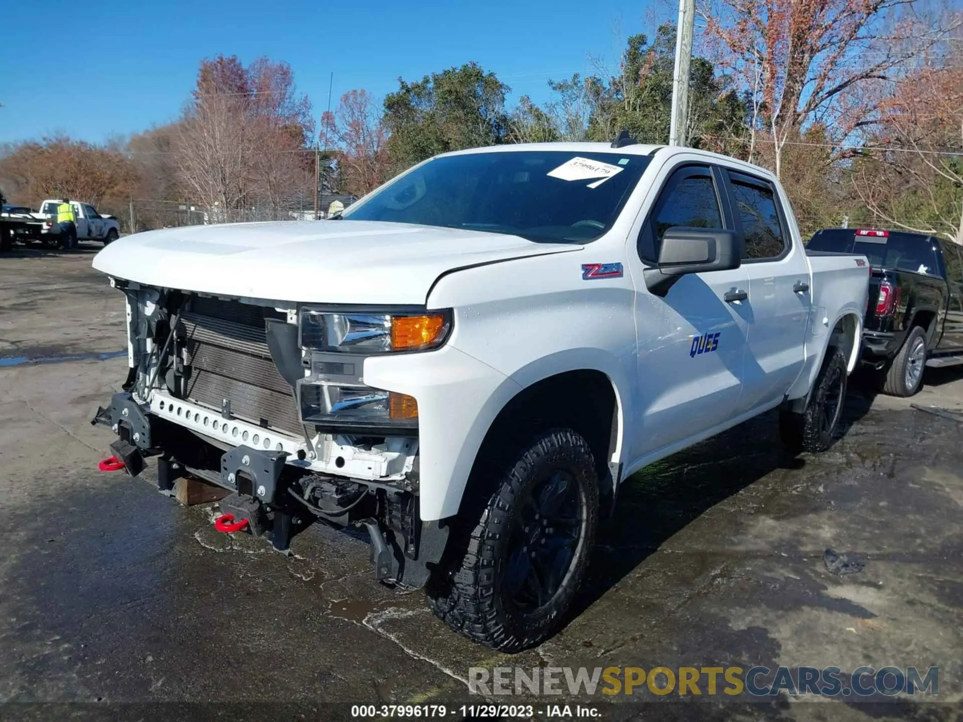2 fotografías del automóvil dañado 1GCPYCEF5MZ233265 CHEVROLET SILVERADO 1500 2021