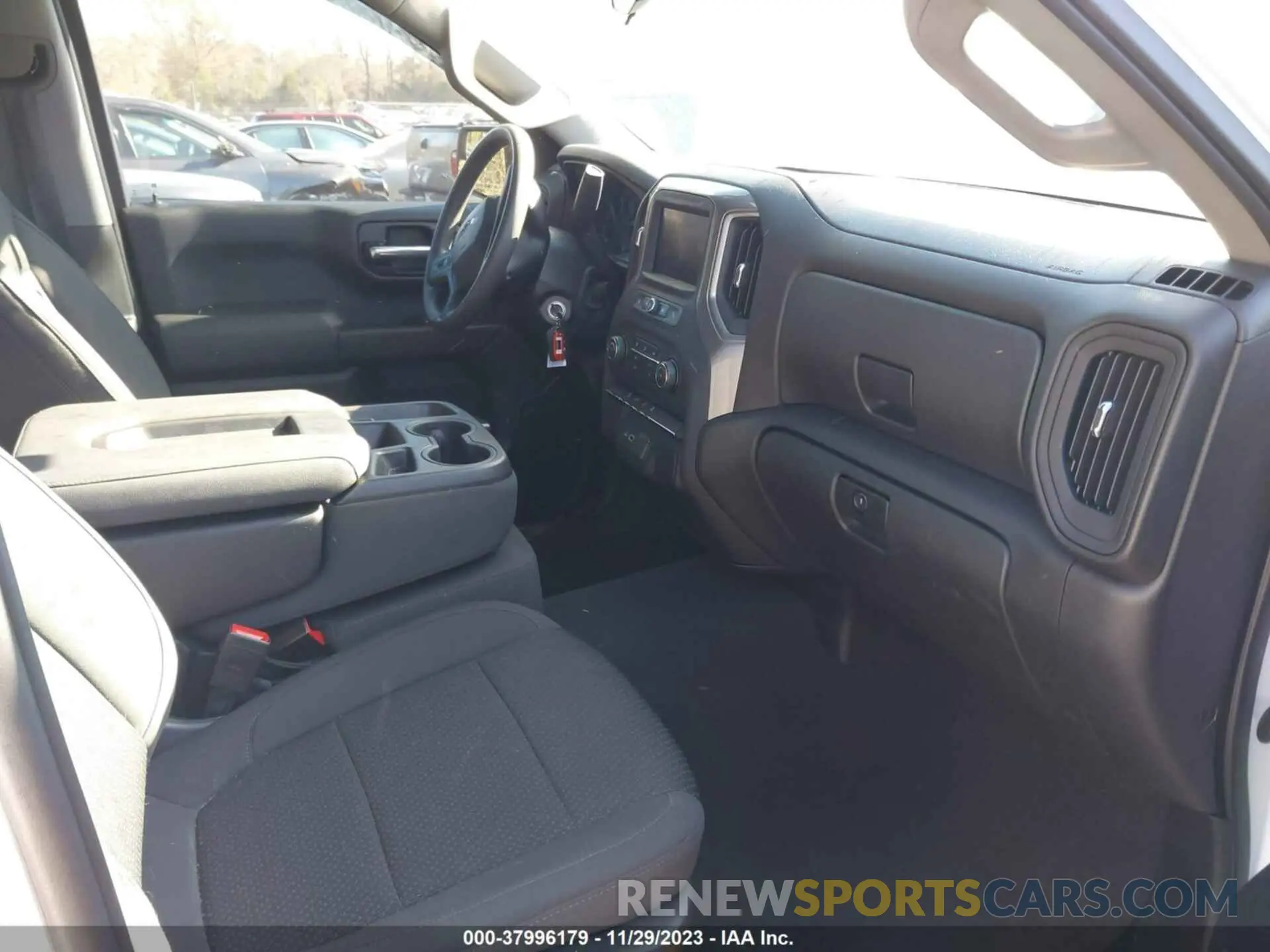 5 fotografías del automóvil dañado 1GCPYCEF5MZ233265 CHEVROLET SILVERADO 1500 2021