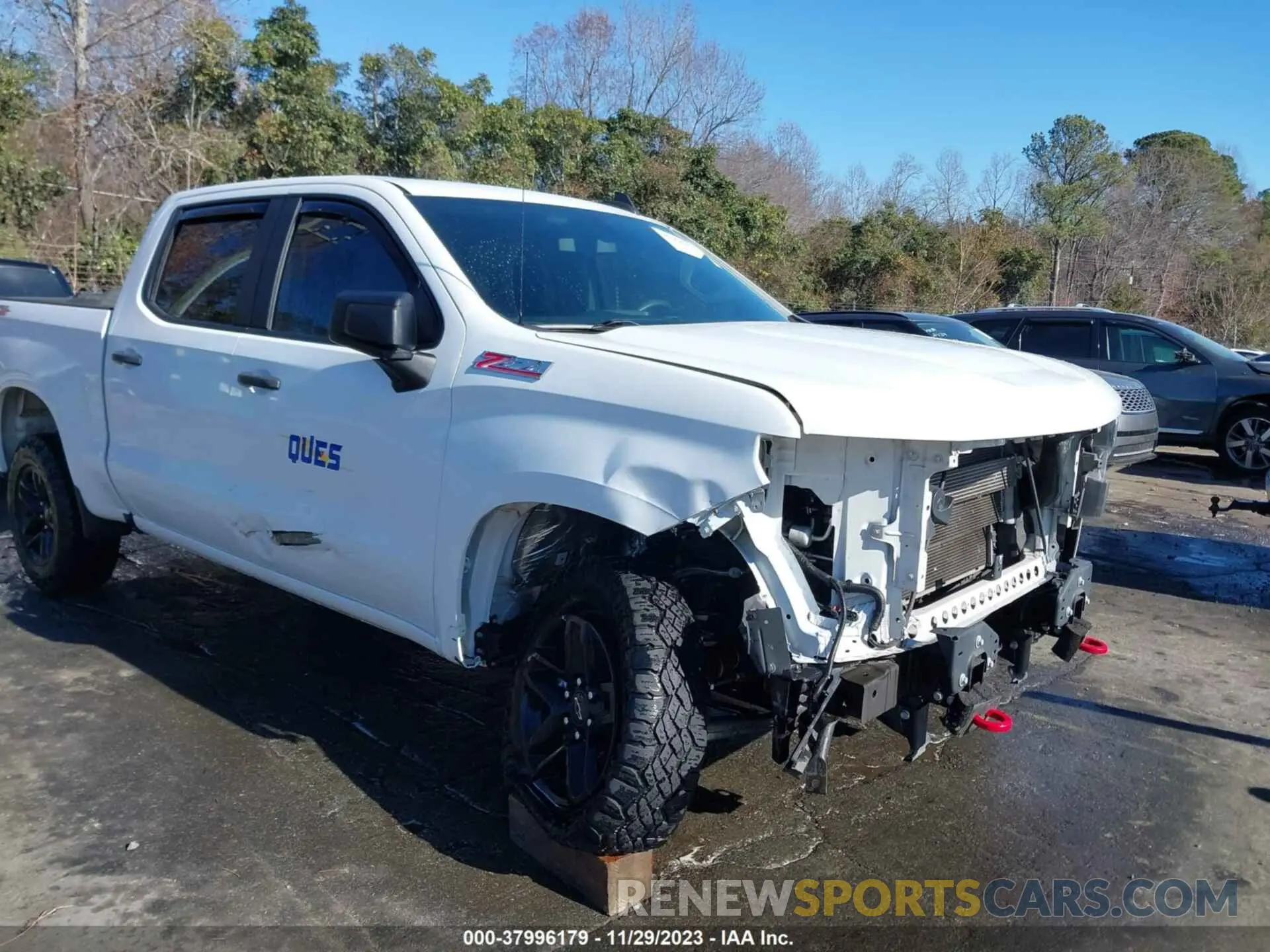 6 fotografías del automóvil dañado 1GCPYCEF5MZ233265 CHEVROLET SILVERADO 1500 2021