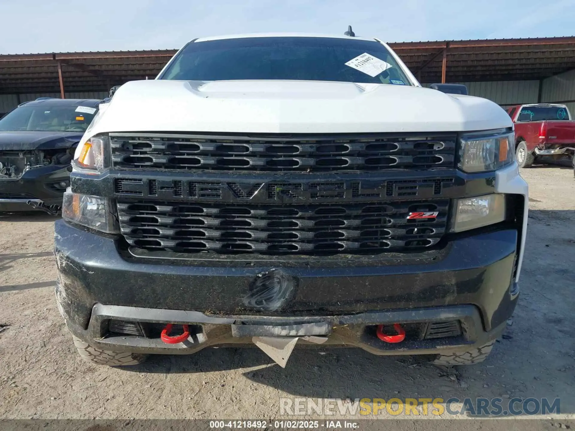 12 fotografías del automóvil dañado 1GCPYCEF6MZ240242 CHEVROLET SILVERADO 1500 2021