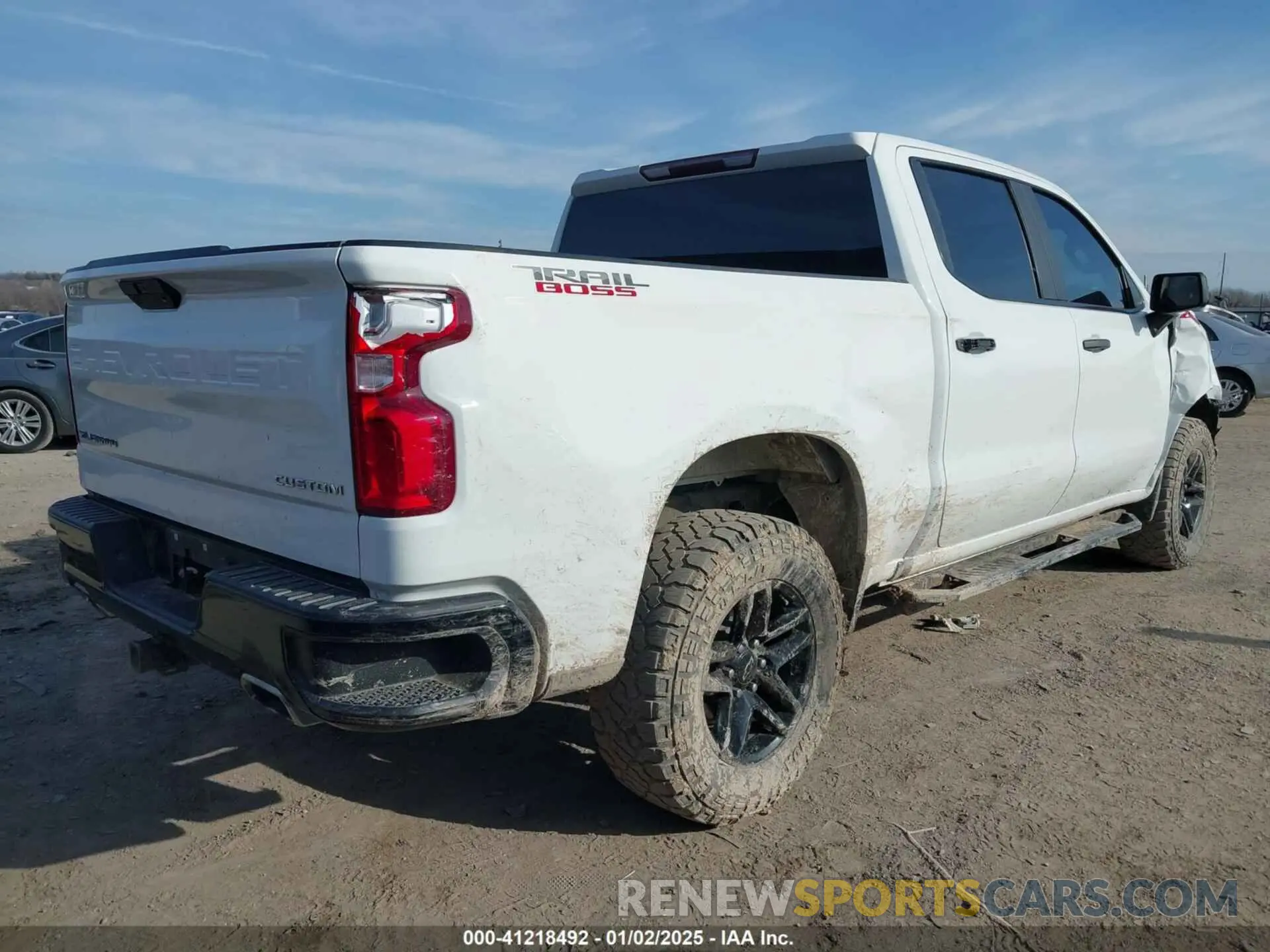 4 fotografías del automóvil dañado 1GCPYCEF6MZ240242 CHEVROLET SILVERADO 1500 2021