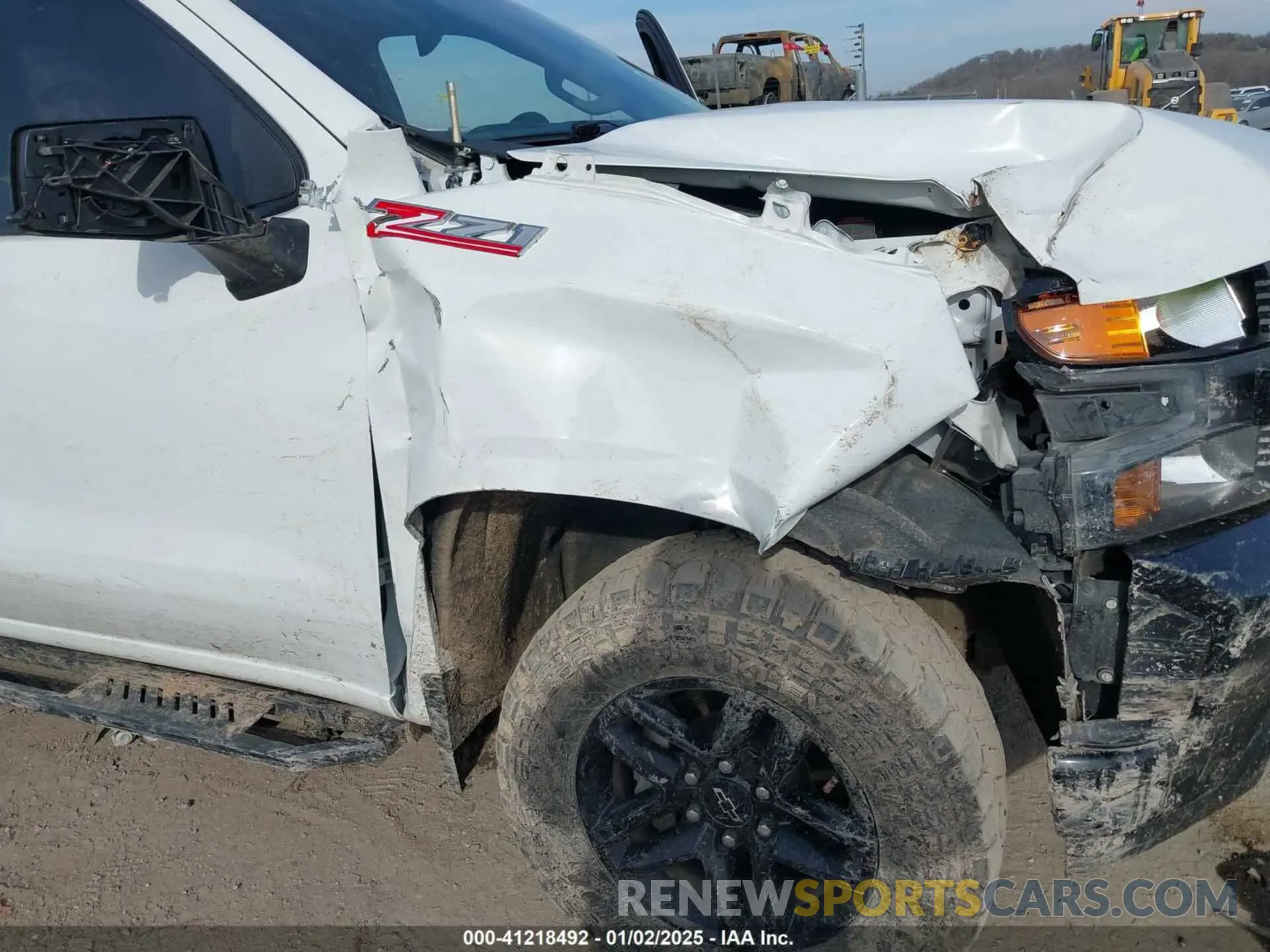 6 fotografías del automóvil dañado 1GCPYCEF6MZ240242 CHEVROLET SILVERADO 1500 2021