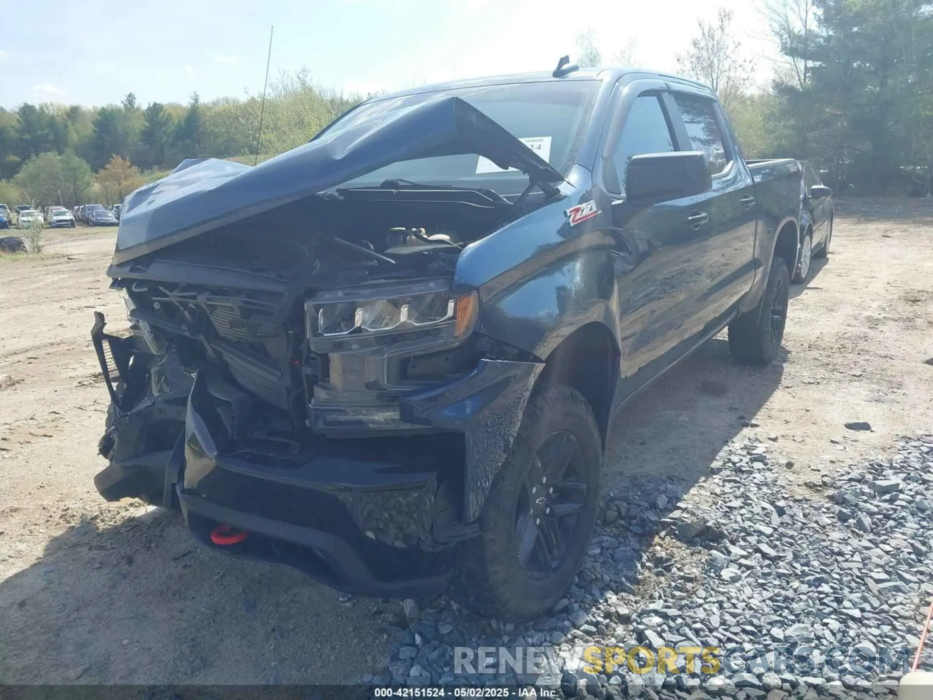 2 fotografías del automóvil dañado 1GCPYFED3MZ179593 CHEVROLET SILVERADO 1500 2021